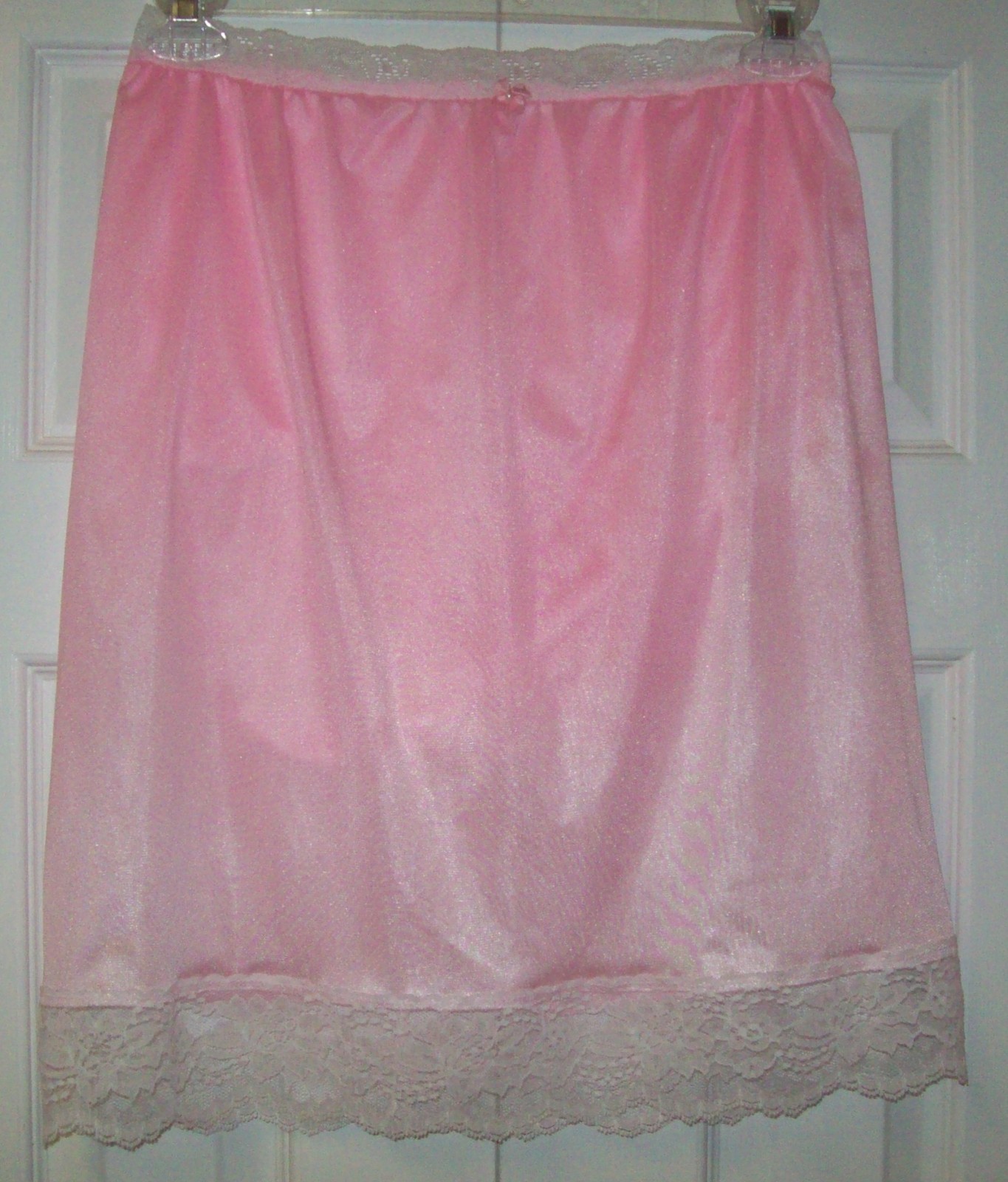 PINK Tricot SLIP & PANTY COMBO – Men & Women * 28-44 Waist * Slip Length 22″