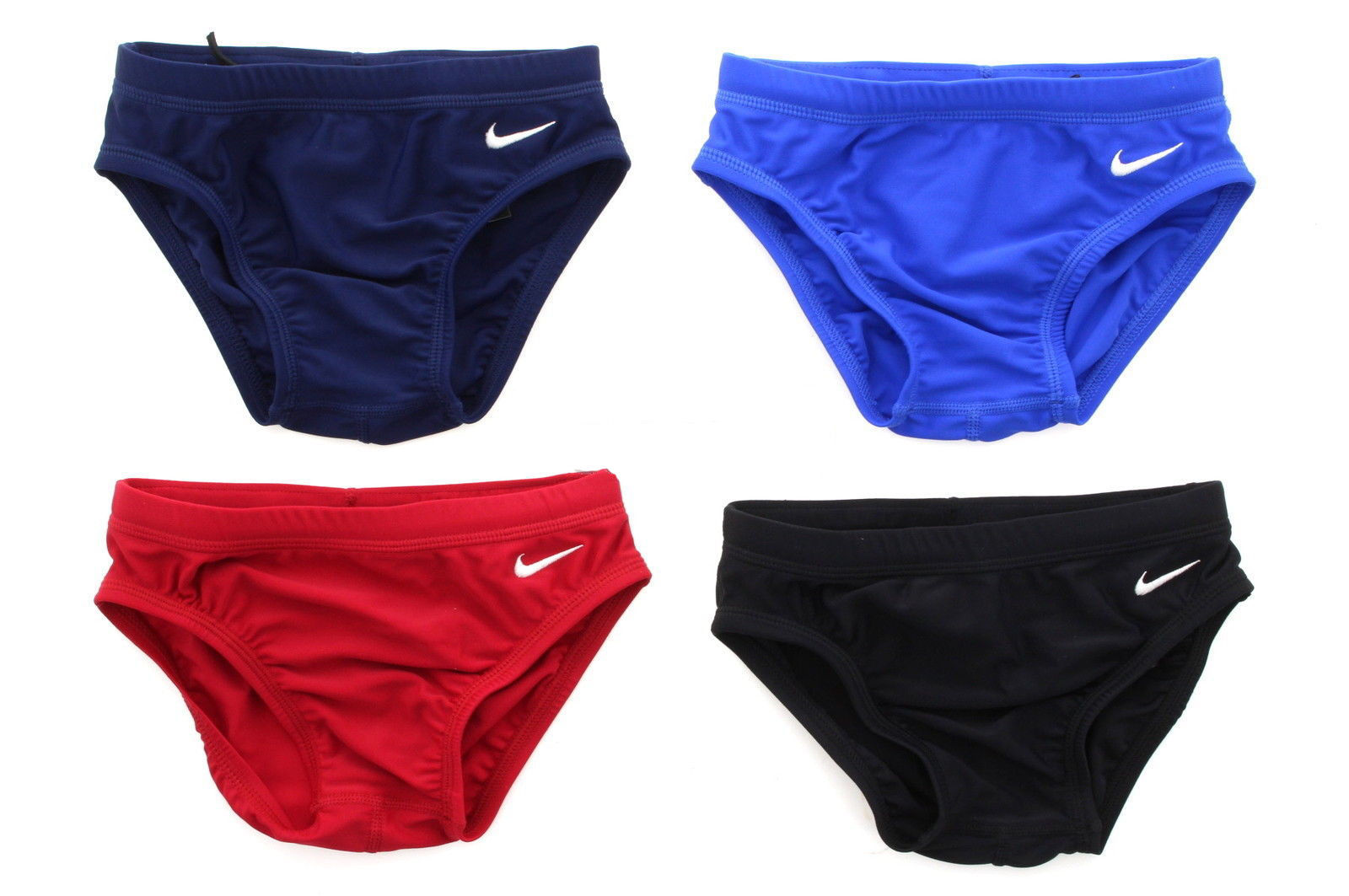 Nike Boys Swim Briefs Swimsuit Bottoms Youth Core Solids Swimwear TESS0052