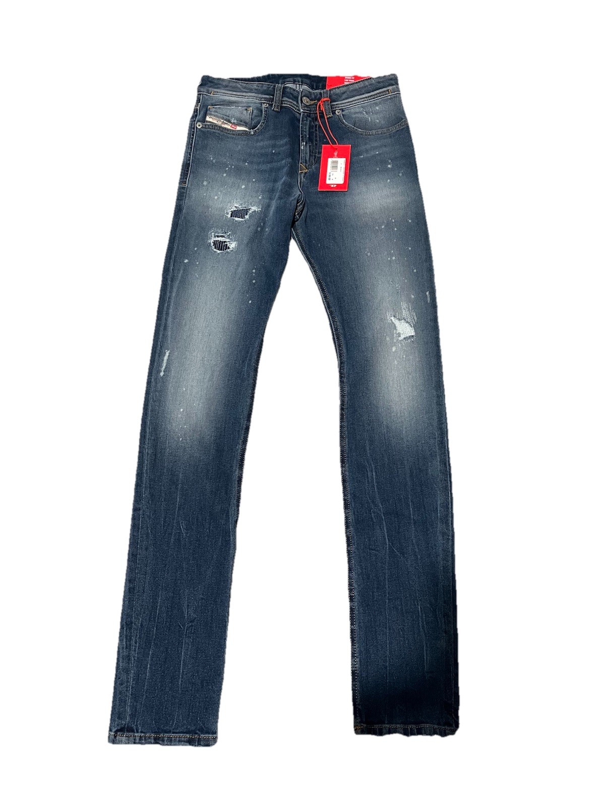 Diesel 1979 Sleenker Jeans W28 L32 Skinny Low Waist Distressed NWT $395