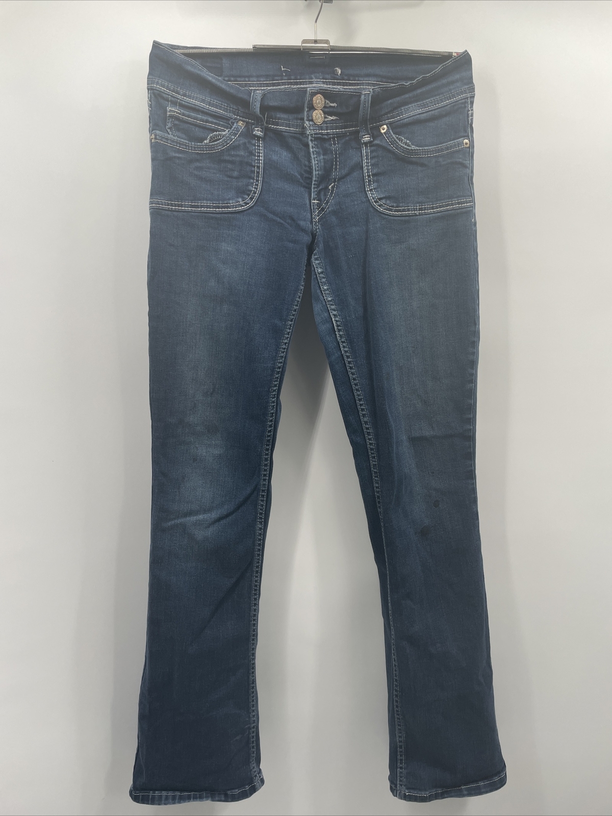 LEVI STRAUSS SIGNATURE Women’s Mid Rise Boot Cut Blue Jeans Size 9M W29 x L32