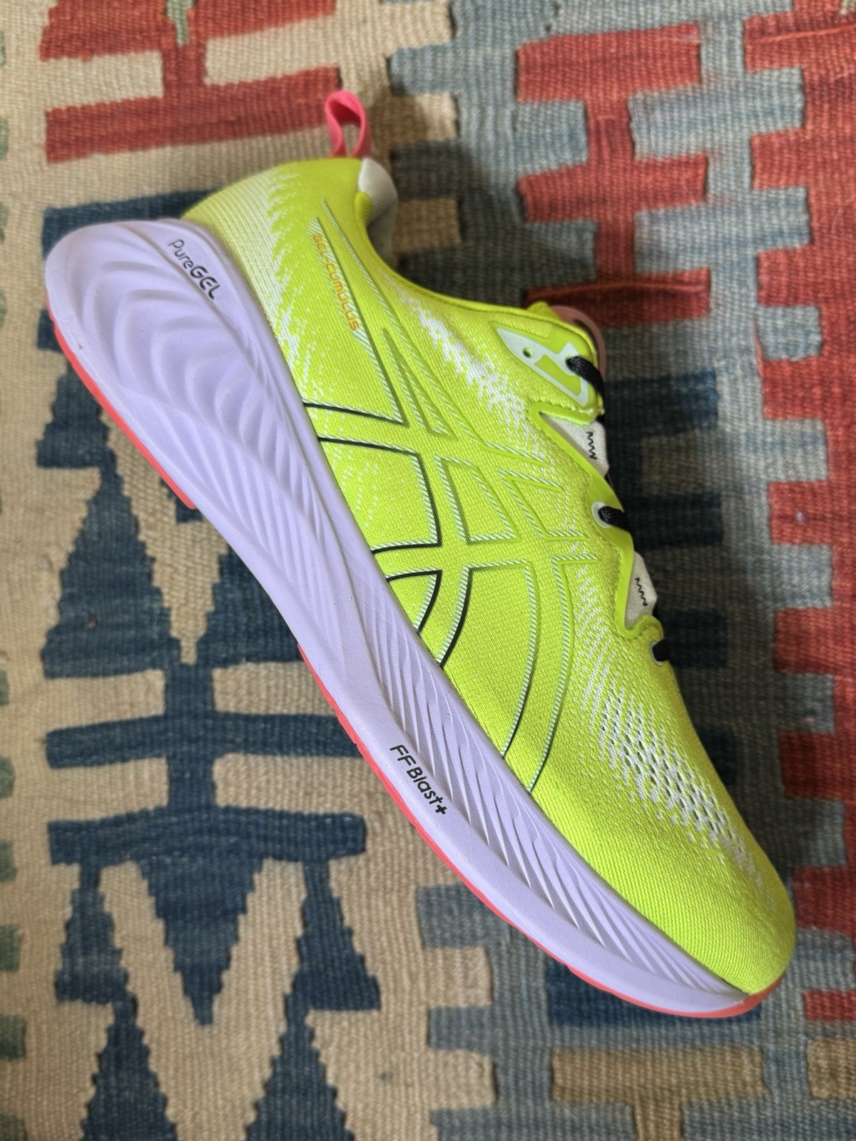 ASICS Gel Cumulus 25 ‘Lime Zest’ Men’s Size 11.5 1011B621300 Running Shoes