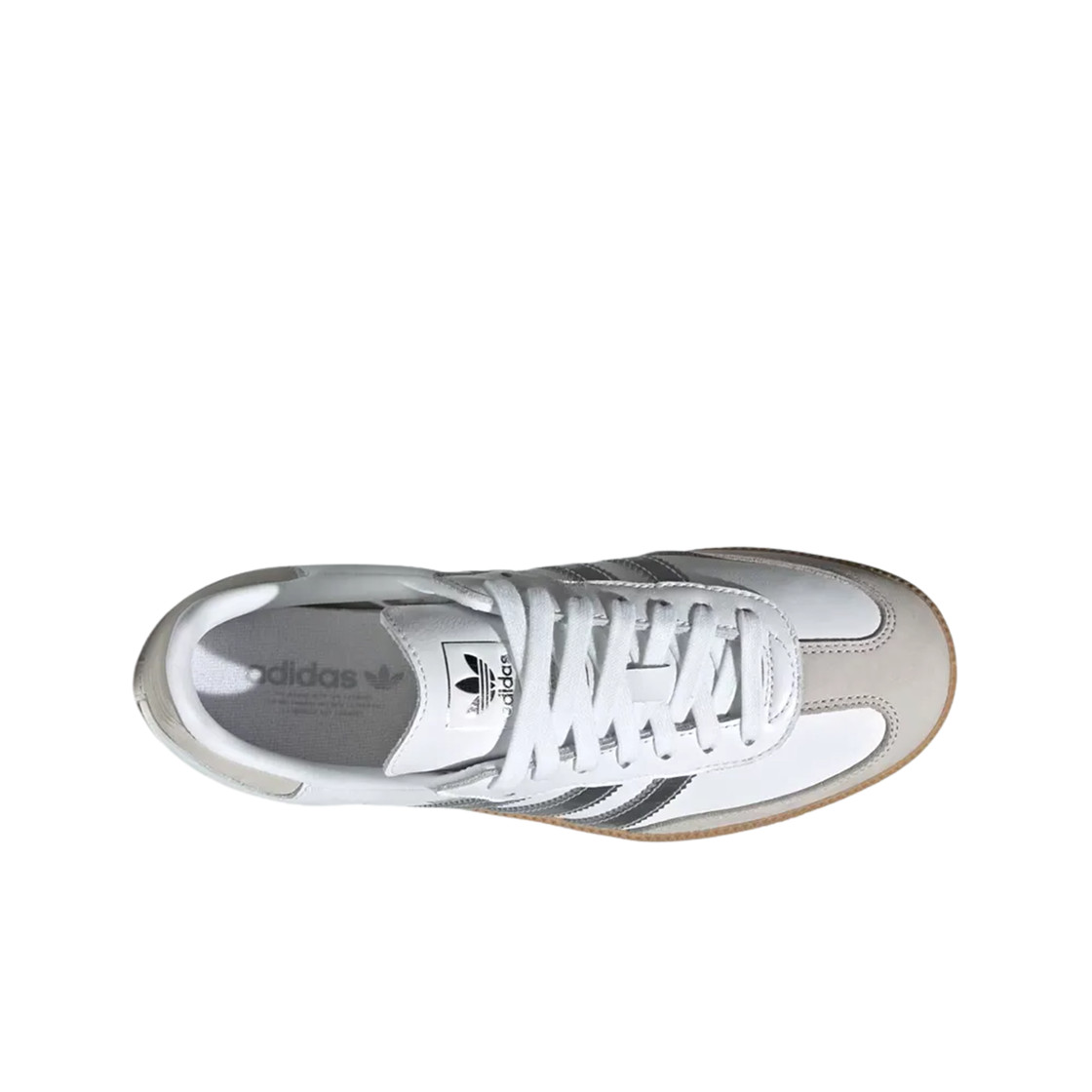 Adidas Samba OG Cloud White Silver Metallic JI2725 Authentic Women