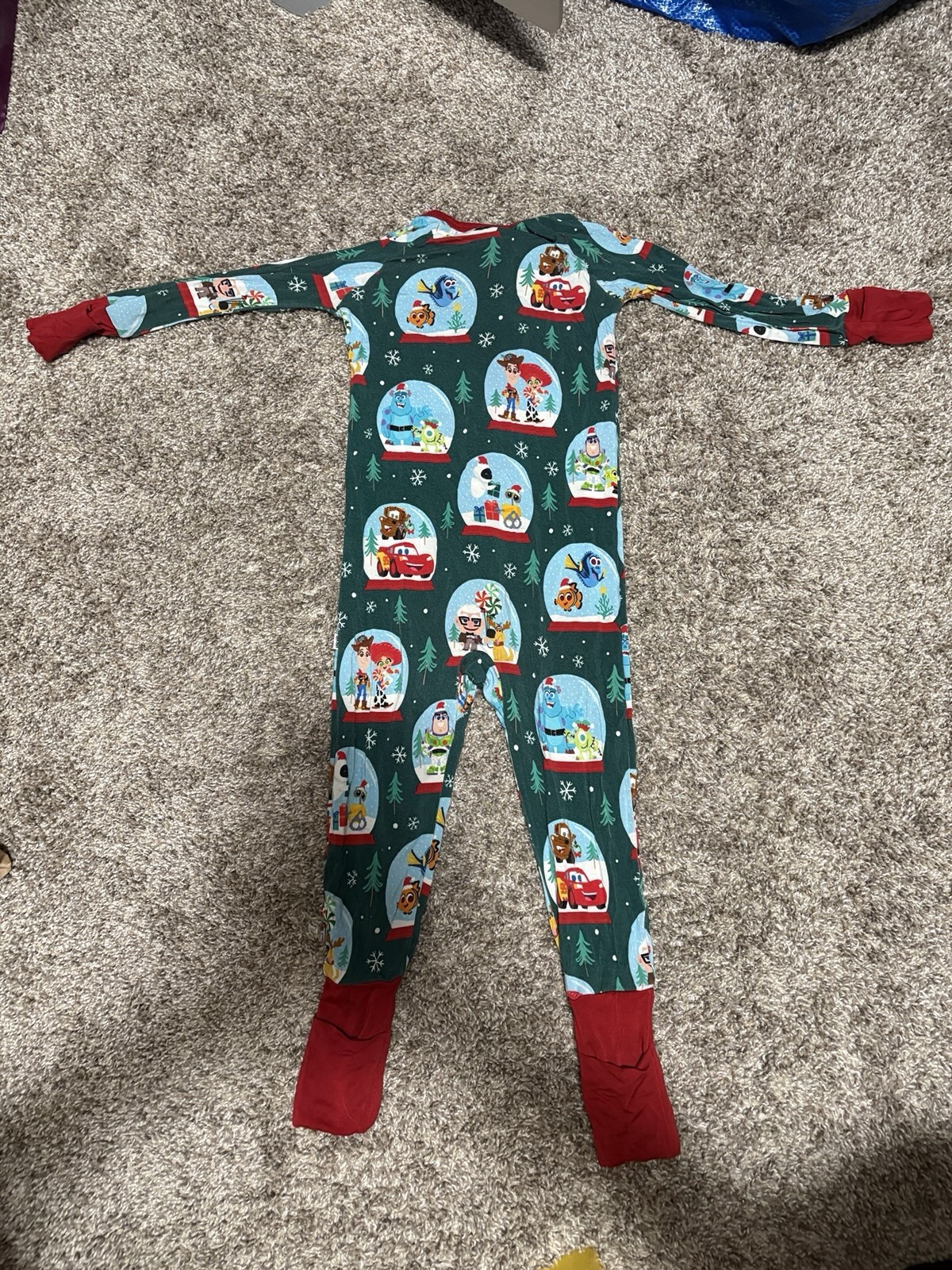 Little Sleepies a Very Pixar Christmas PJ Zippy for 12-18 Months