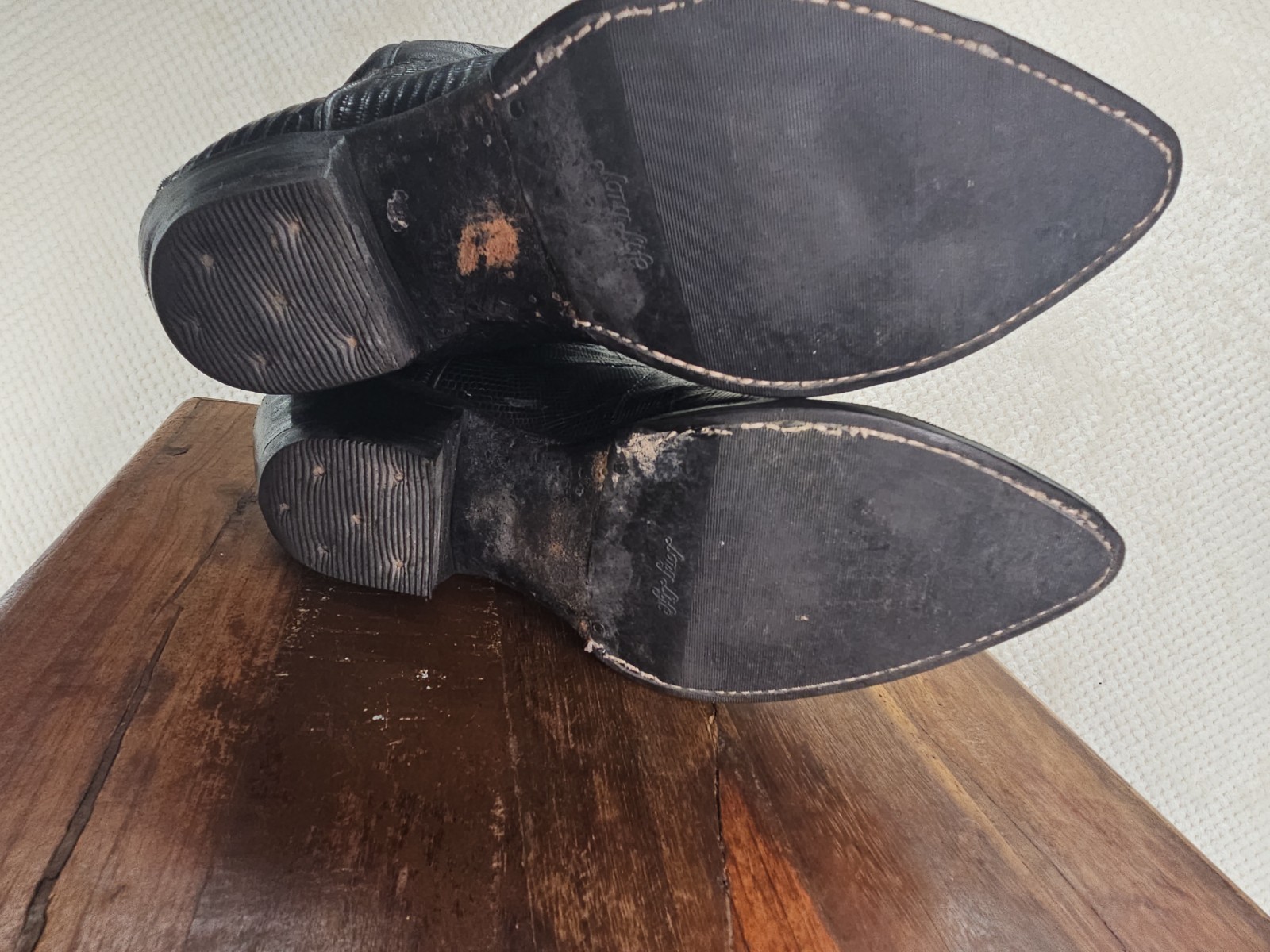 J. CHISHOLM Teju Lizard Handcrafted Leather Cowboy Boots #973 Men 8 C/D Beauties