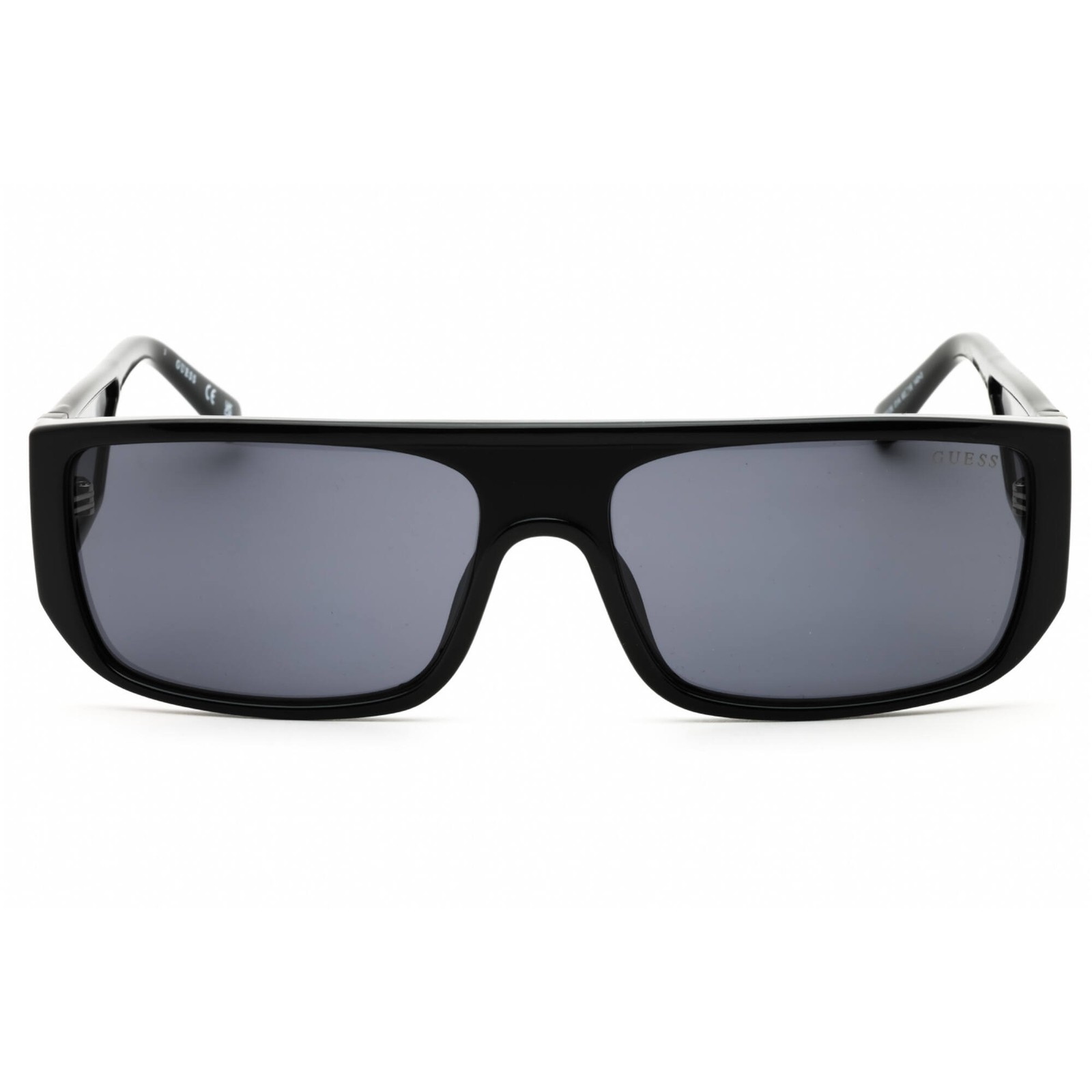 Guess Unisex Sunglasses Shiny Black Injected Propionate Rectangular GU00136 01A