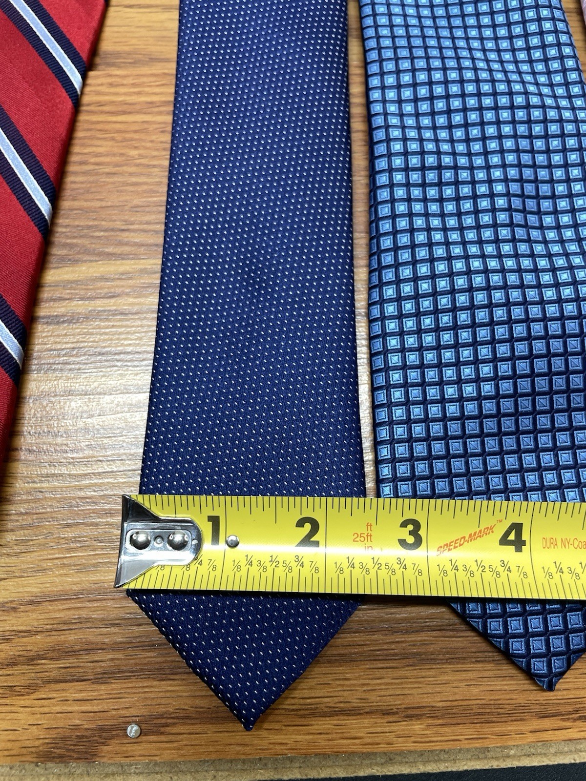 Michael Kors Calvin Klein Tommy Hilfiger Tie Lot 6 Blue Pink Red Striped Classic