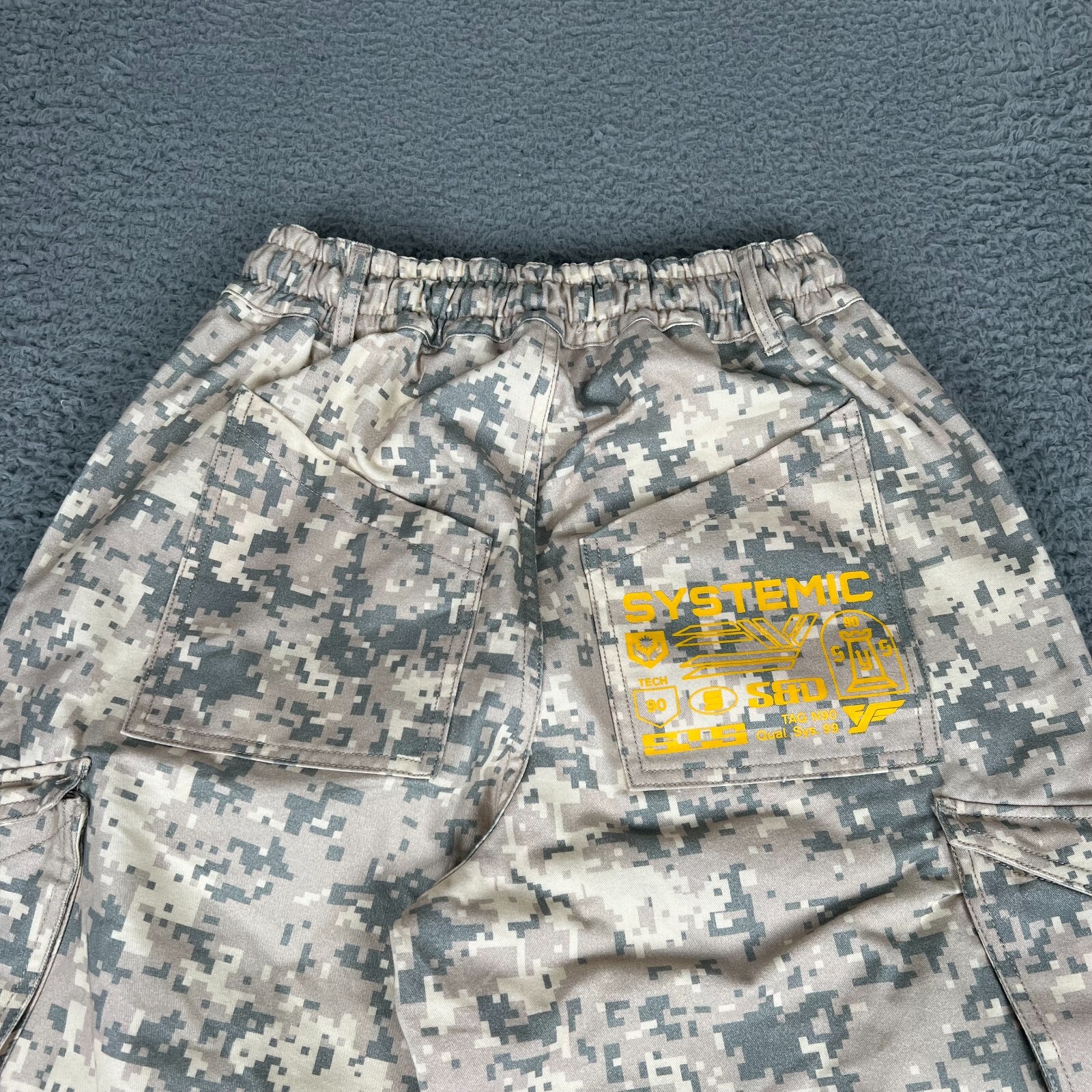 Systemic Digital Defender Cargo Pants Men Small Size 26-30in Streetwear Gorpcore