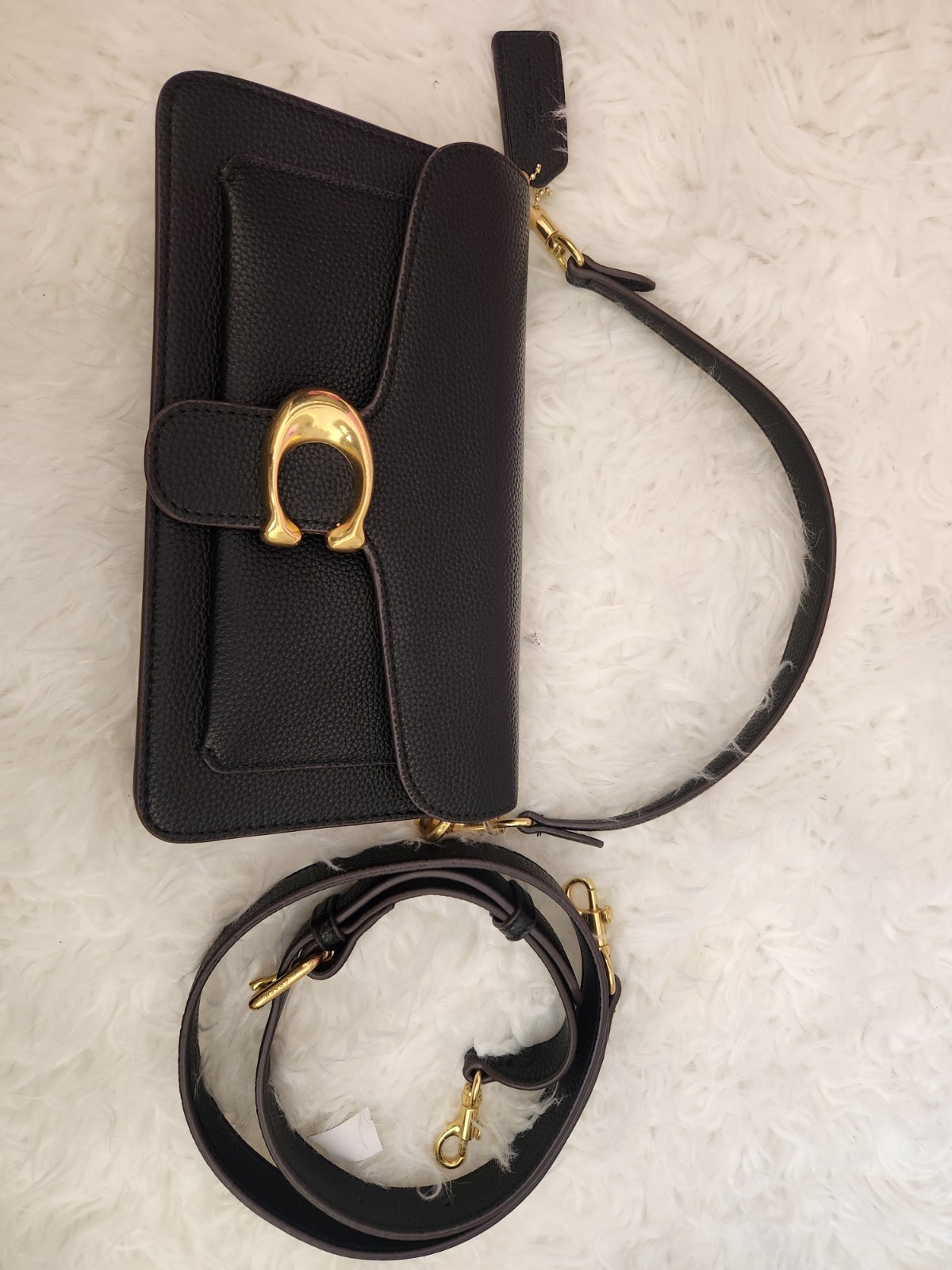 Coach Tabby Shoulder Bag 26 Leather Black