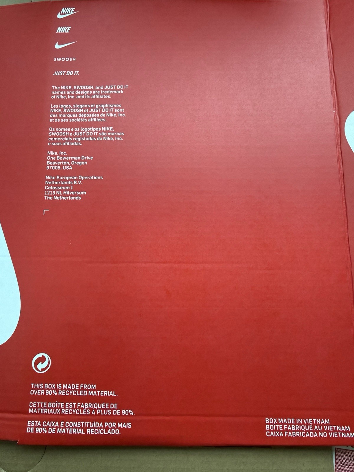 Empty Nike Shoe Boxes lot (Size 8-12) – 15 Boxes Per Order 13x9x5 (inches)