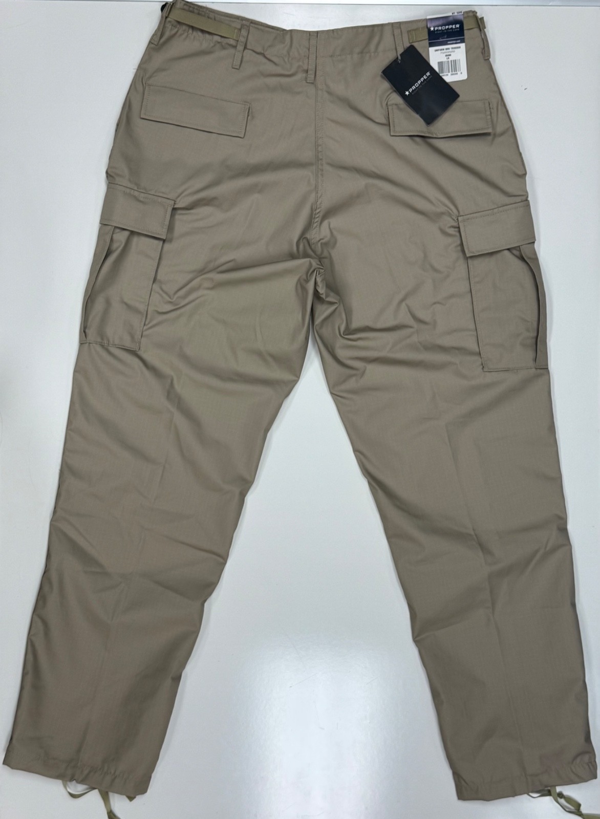 Khaki BDU Tactical Military Cargo Pants Propper Uniform Zipper Fly 60/40 Ripstop