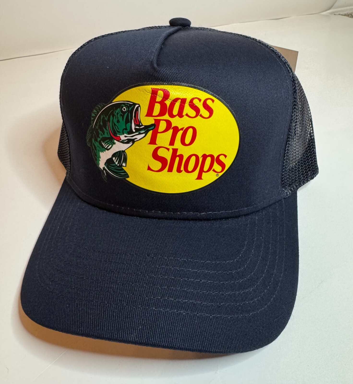 Bass Pro Shops Mesh Hat Cap Adjustable Snapback Trucker Fishing Baseball Outdoor