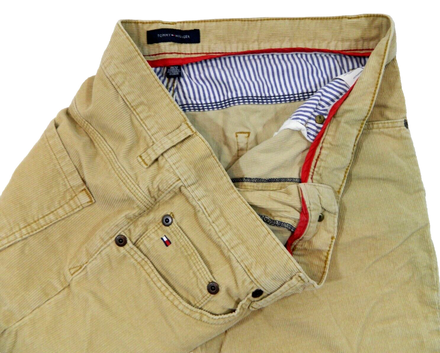 Tommy Hilfiger Relaxed Straight Corduroy Jeans Tag 38×32 measured Size 39×30