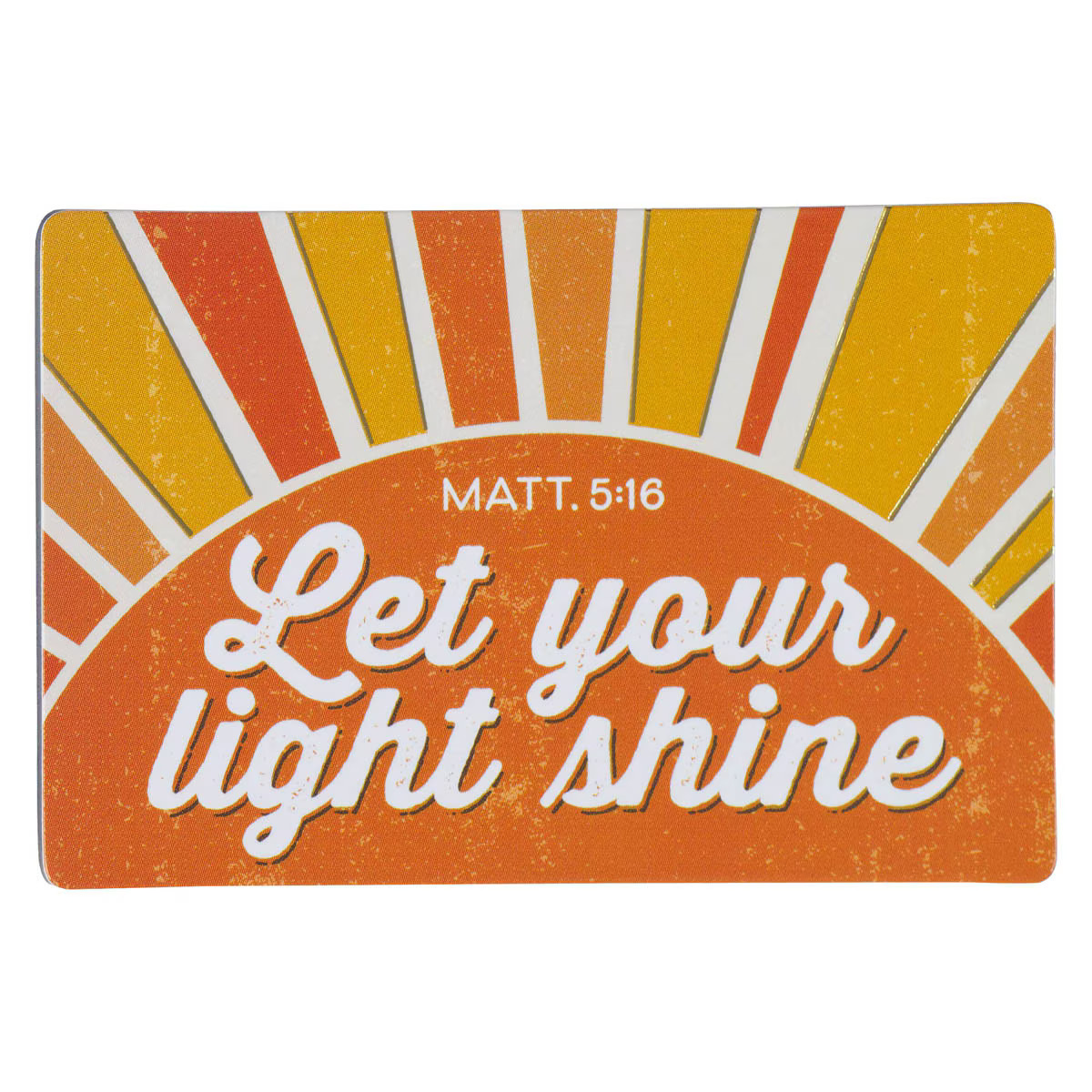 Colorful Inspirational Refrigerator Magnet for Men & Women: Let Your Light