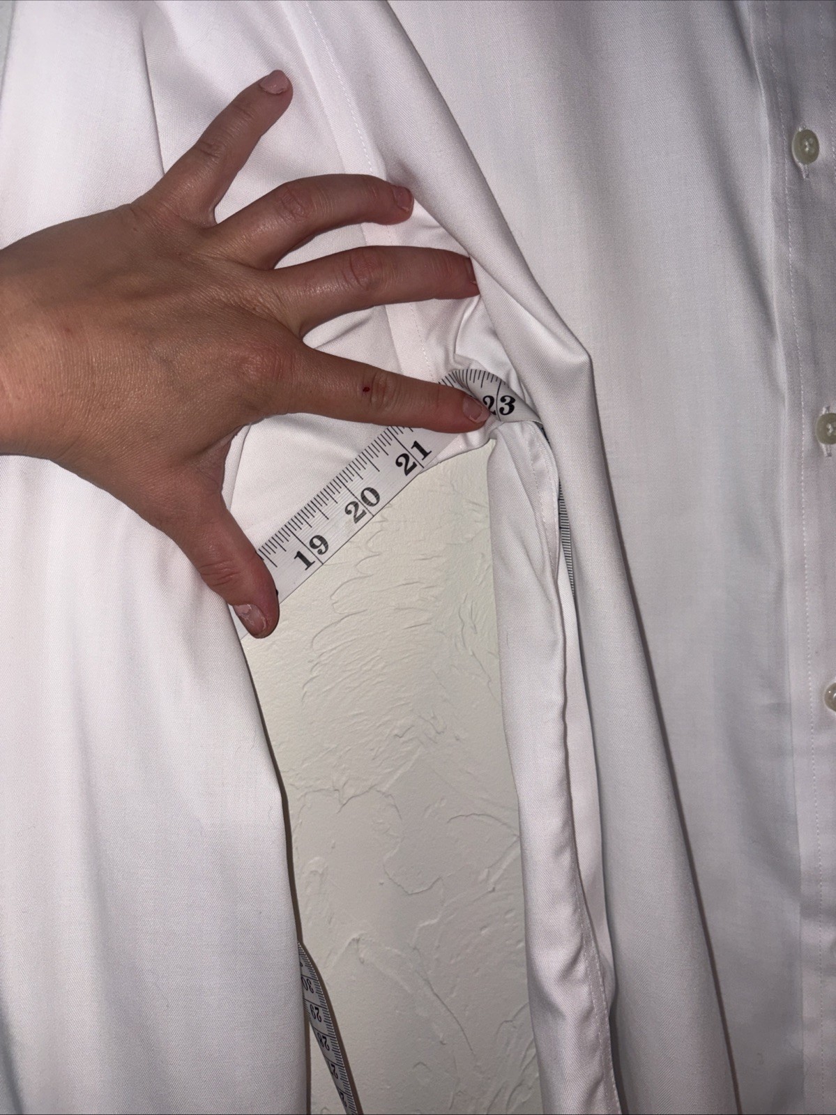 Polo Ralph Lauren Men’s White Button Down Shirt Medium Size 15 1/2 Custom Fit