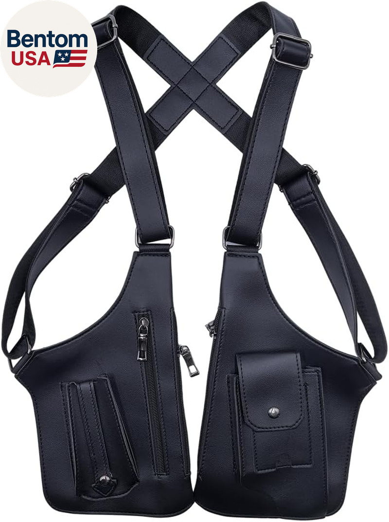 Underarm Anti-Theft Bag, Hidden Shoulder Holster, Double Storage Pouch, Phone Wa