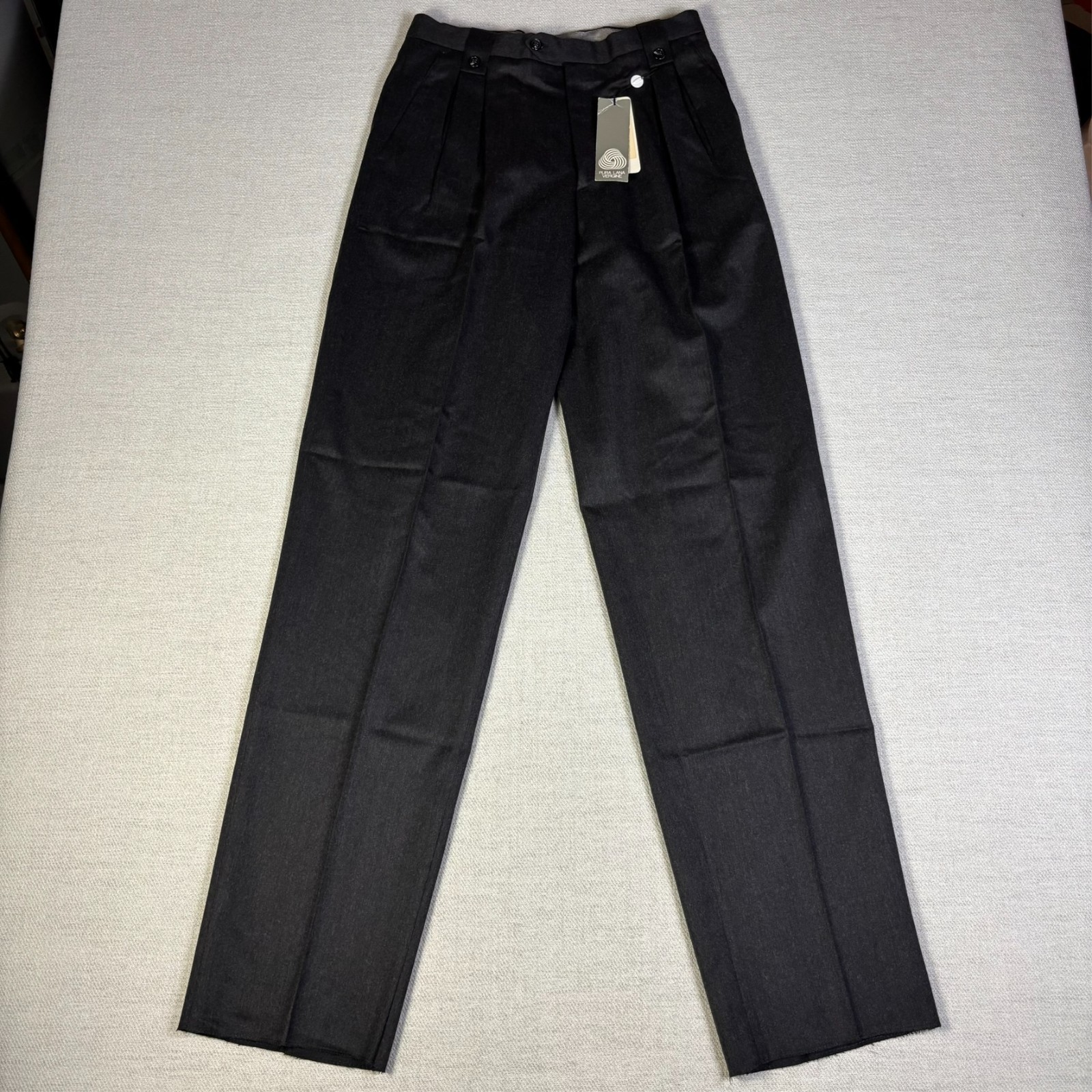 Vintage Giancarlo Grande Wool Dress Pants Mens 30×37 Unhemmed New Tags