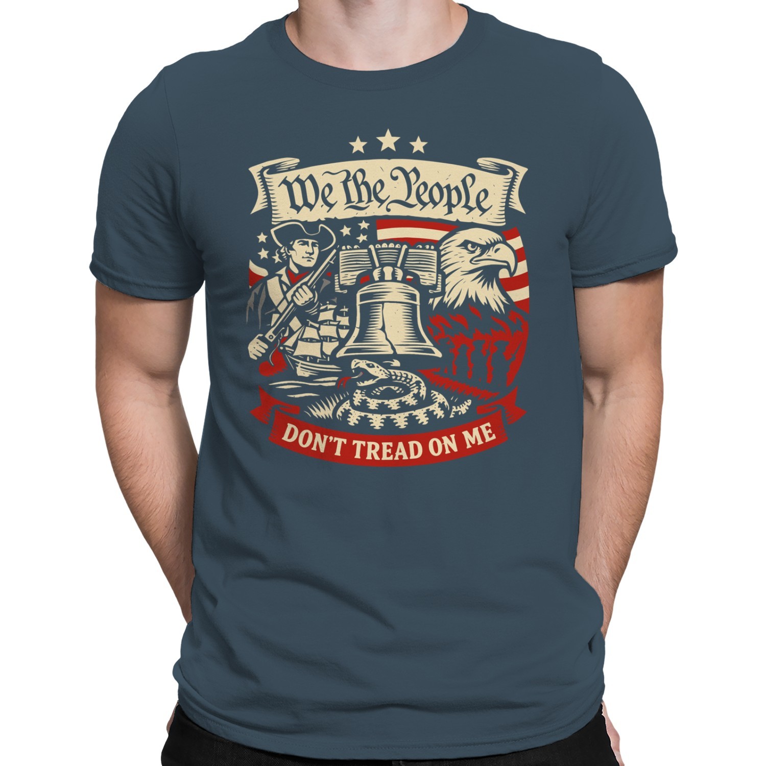We The People Don’t Tread On Me Men’s T-shirt