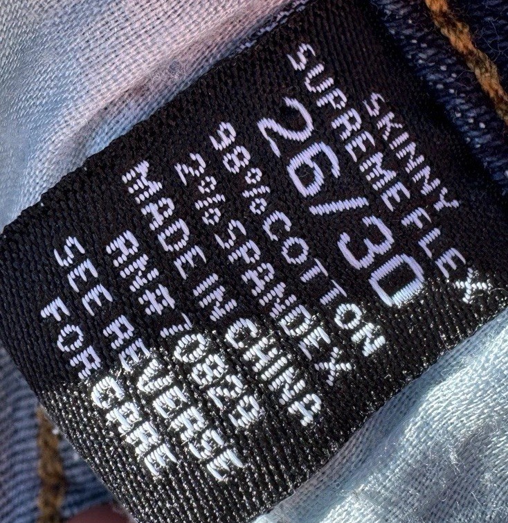Rue21 Premium Skinny Jeans – Size 26/30 – Light Wash Distressed Ripped Denim