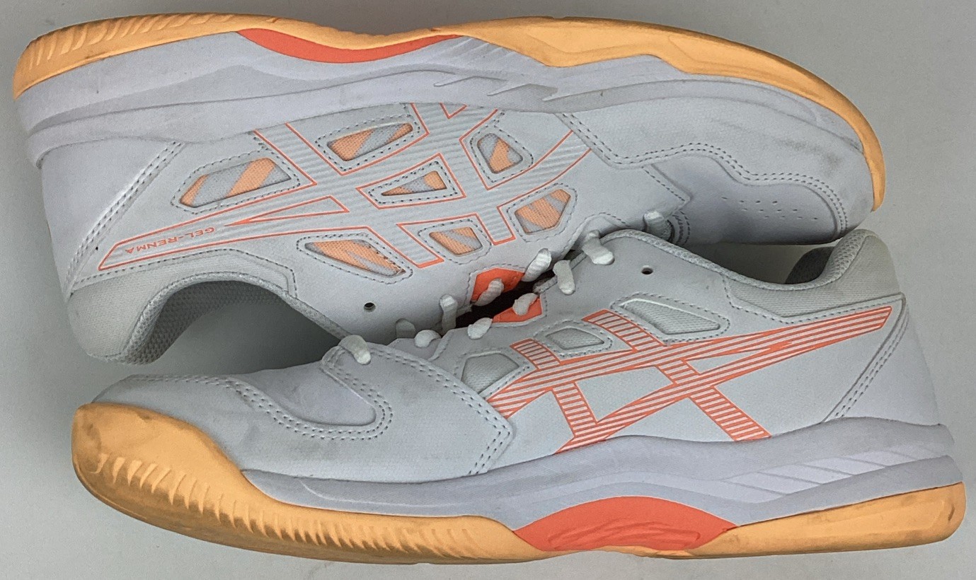 ASICS Women’s Gel-RENMA Pickleball Shoes White/Vivid Coral Size 9.5