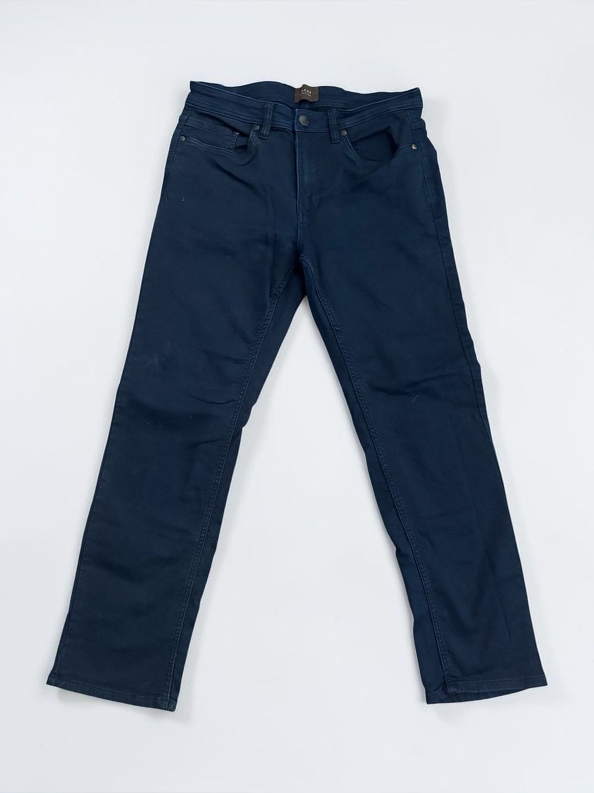 Jachs NY Mens 32×34 Navy Straight Leg Stretch Pants Casual Chinos