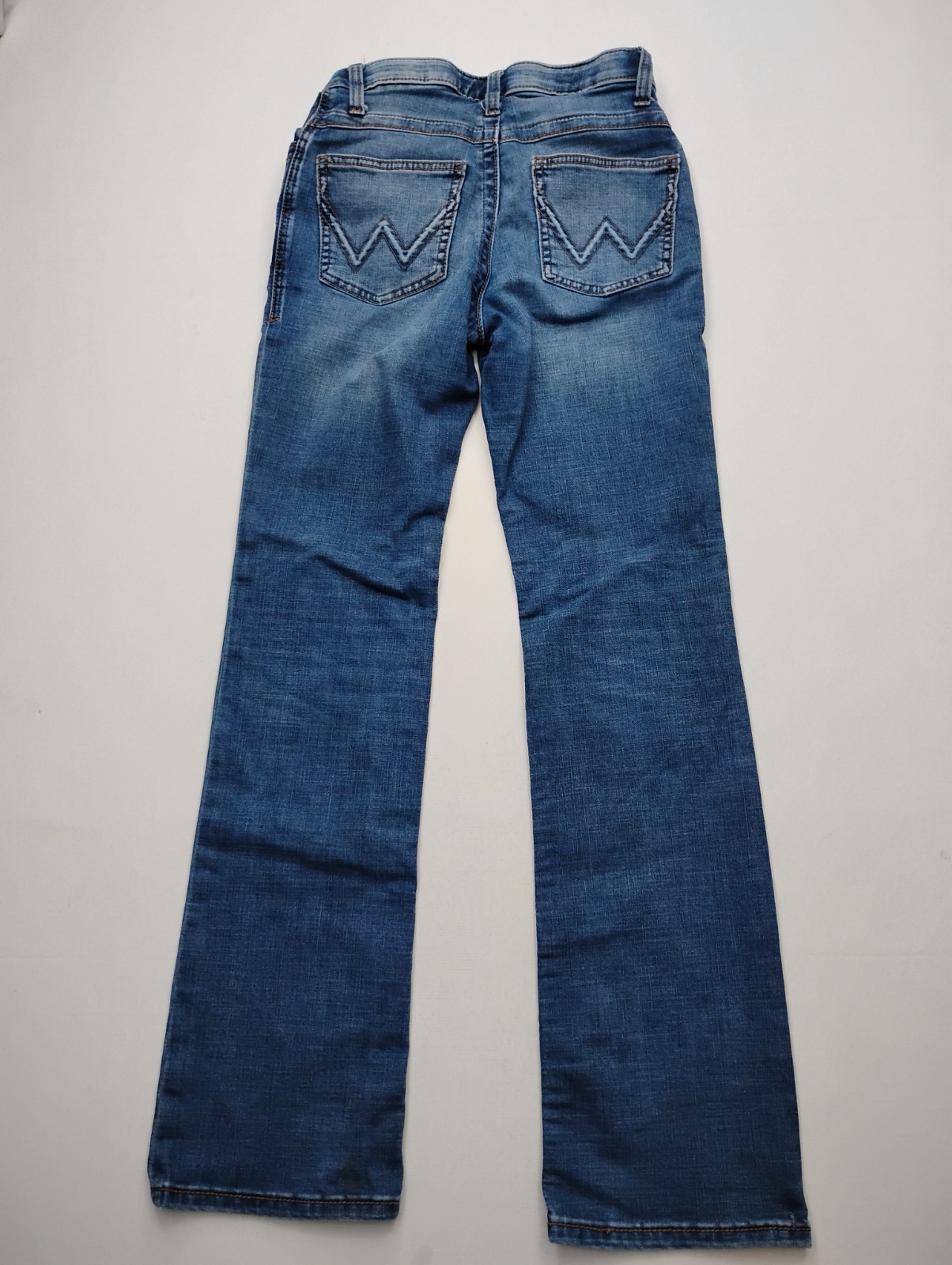 Wrangler Willow Bootcut Ultimate Riding Jeans Womens 8 Blue Denim Mid Rise