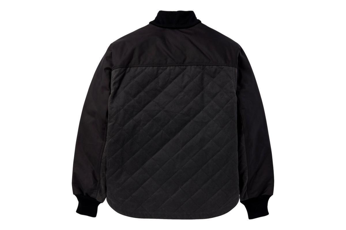Filson Alcan Quilted Jacket 20174629 Cinder Dark Grey Motorcycle Black Cordura