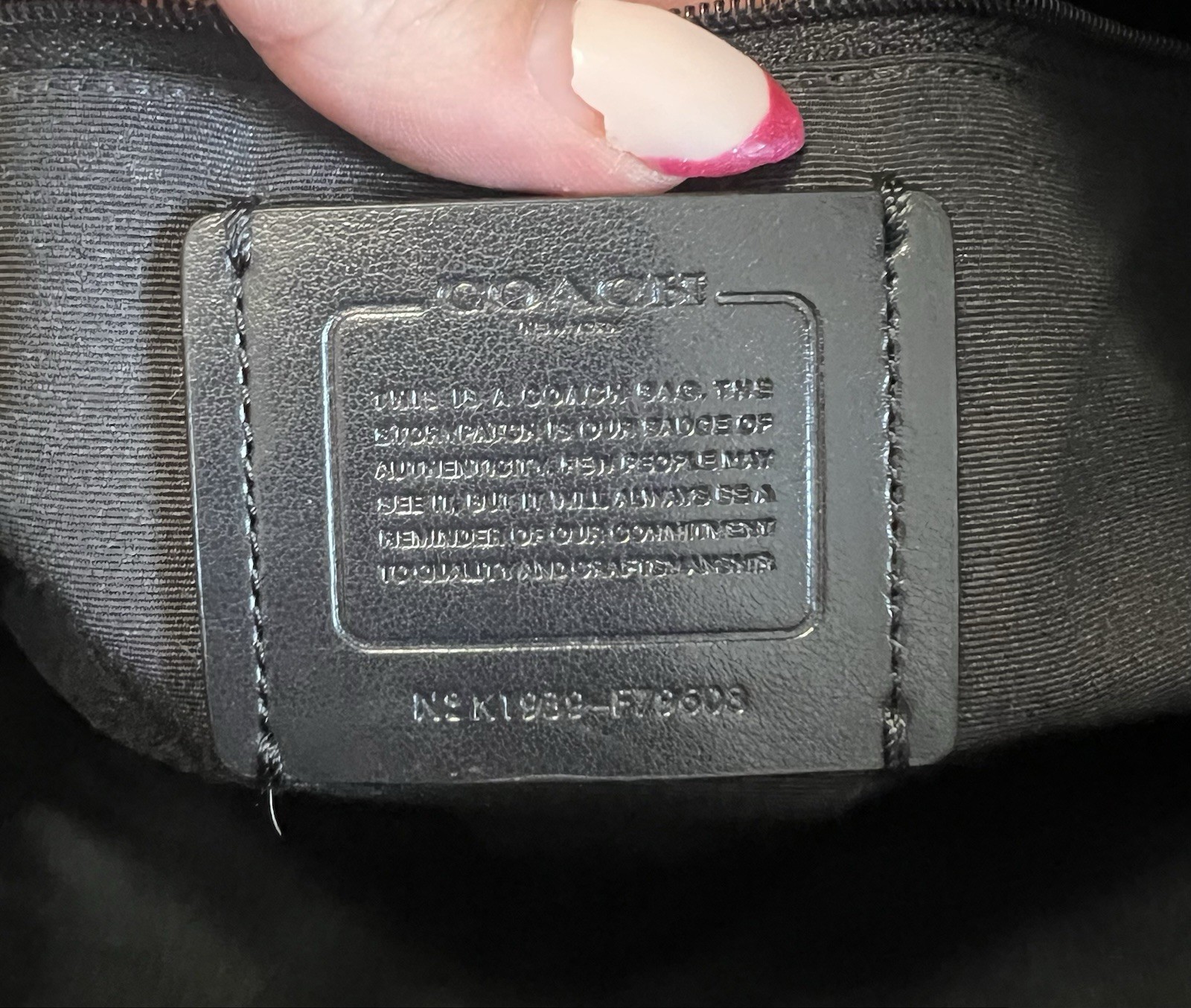 Coach Gallery Tote Bag in Black Cross Grain Leather with Silver Hardware
