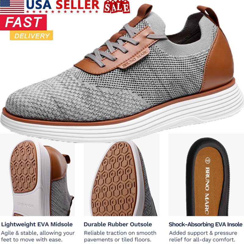 Men’s Dress Shoes Sneakers Casual Business Oxfords Comfortable Shoes Size US