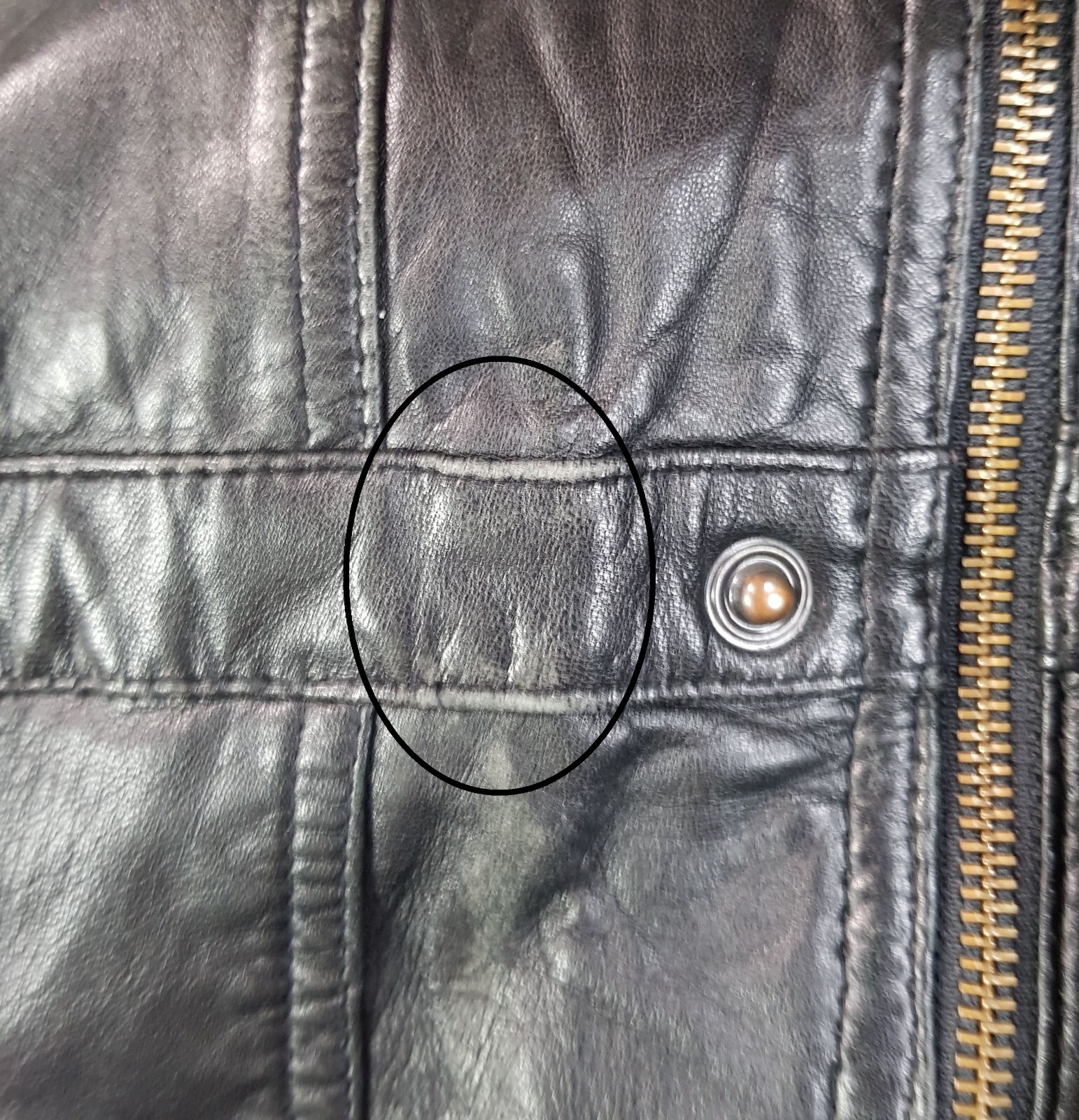 STYLE INTERNATIONAL SIZE XL MENS BLACK GENUINE LEATHER PARKA JACKET BIKER COAT