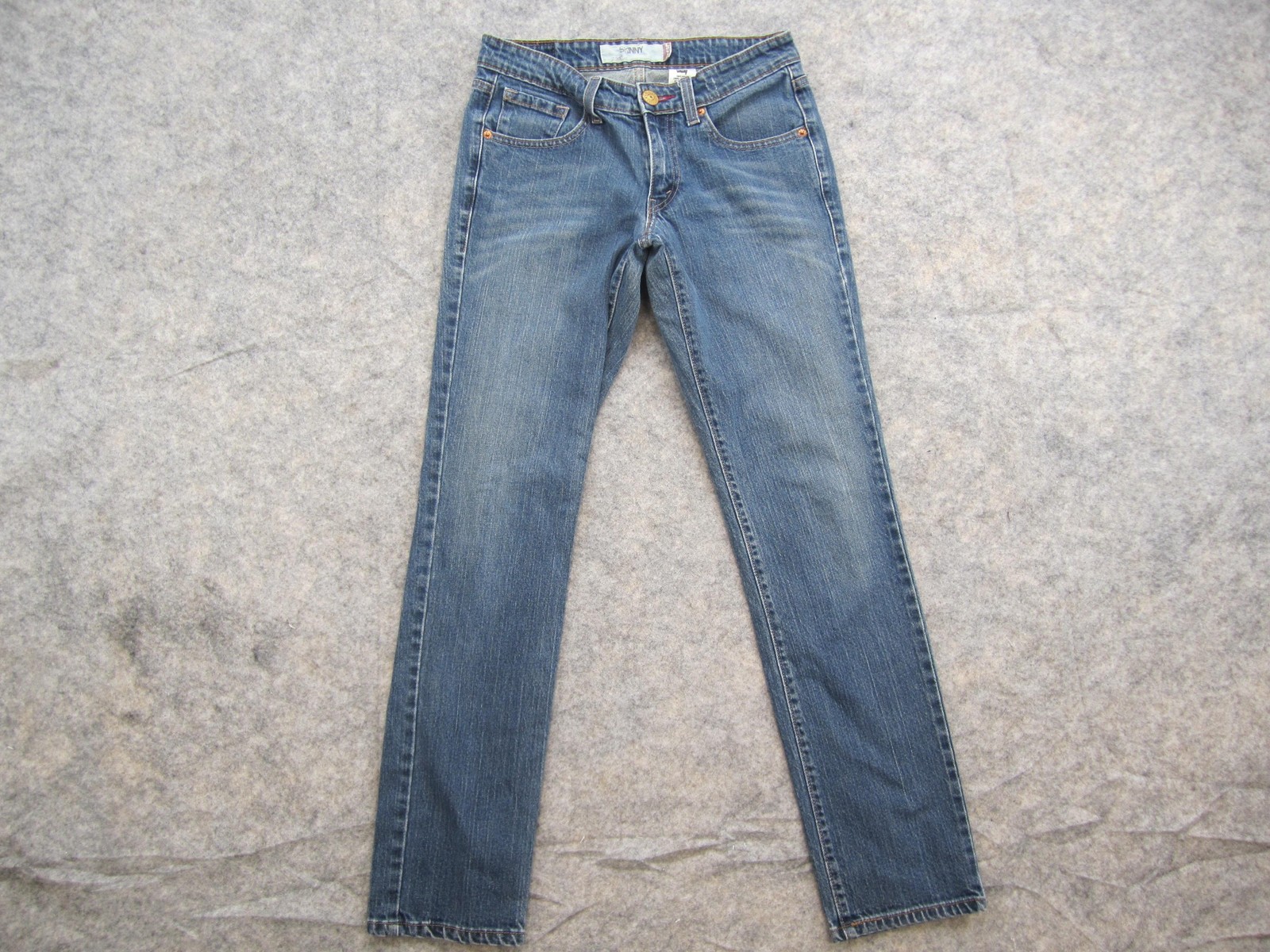 Levis Skinny Jeans Women’s 6/7 Blue Medium Wash Mid Rise Slim Stretch Denim