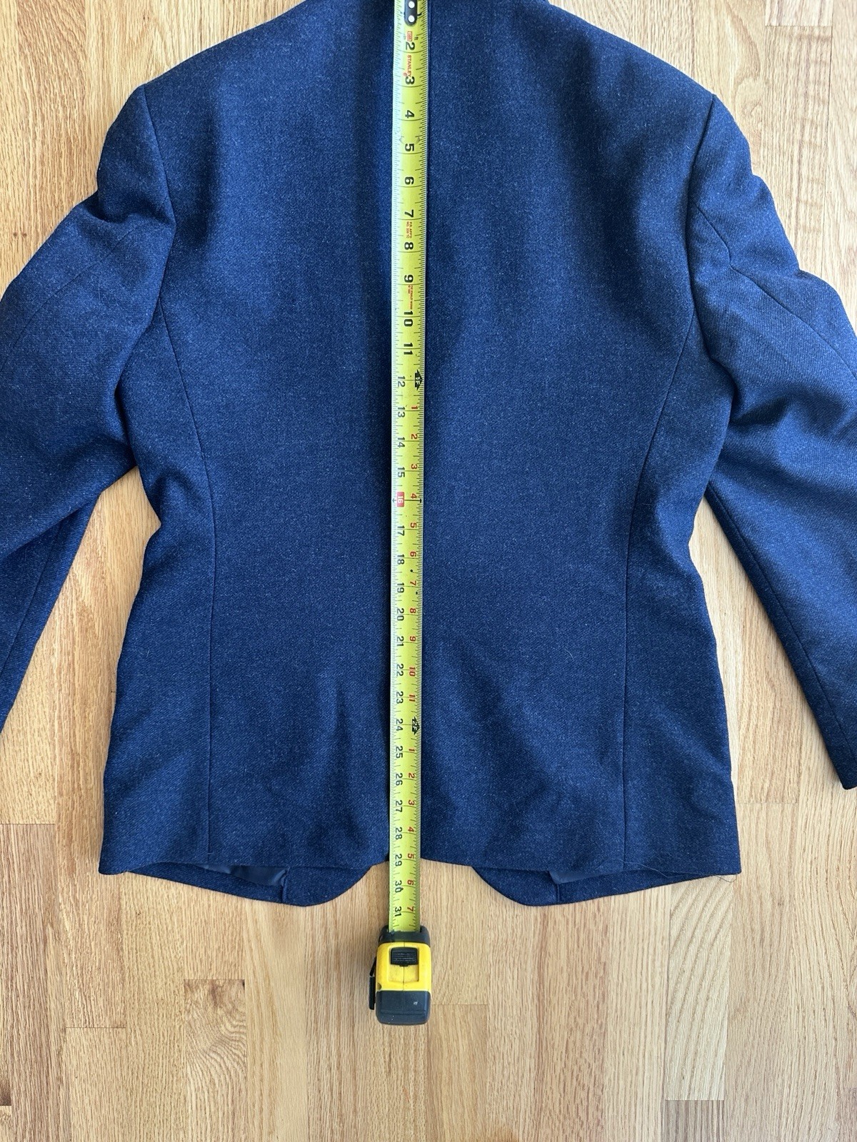 J.CREW Thompson 40S Blue Wool Tweed Slim Fit 2-Button Single-Breasted
