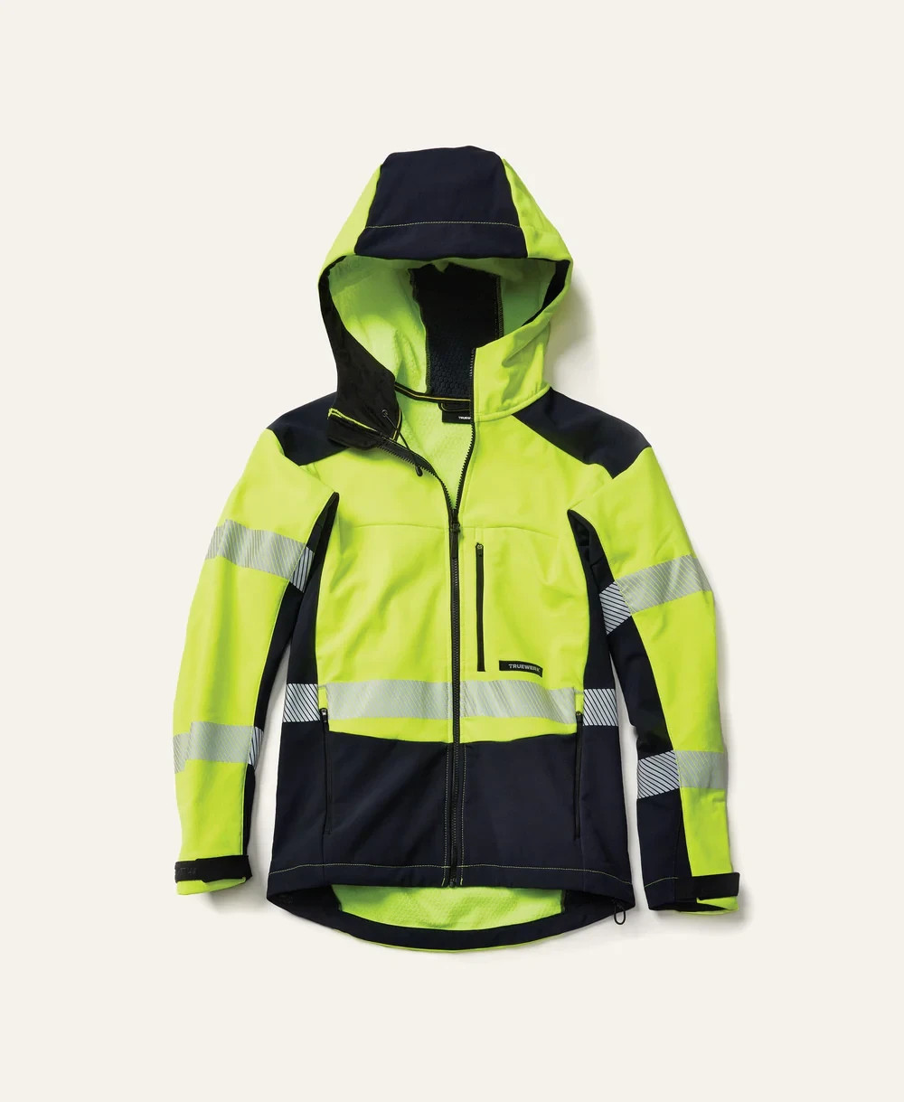 New Truewerk S3 Solution Hoodie Jacket Hi-Vis Yellow Men’s Size XL MSRP $189