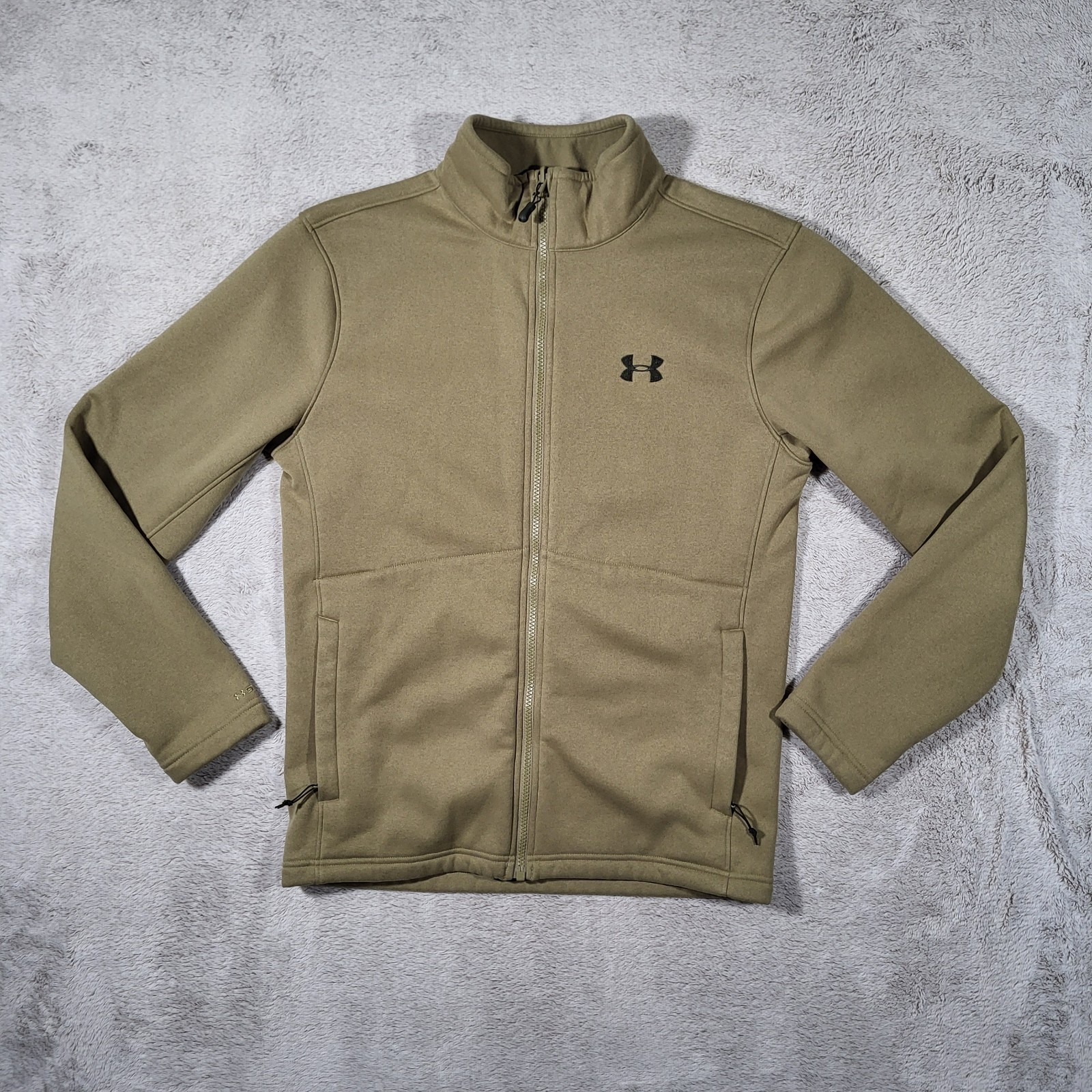 Under Armour Porter 3-in-1 Jacket Mens S Green Outdoor Fleece Lined Soft Shell