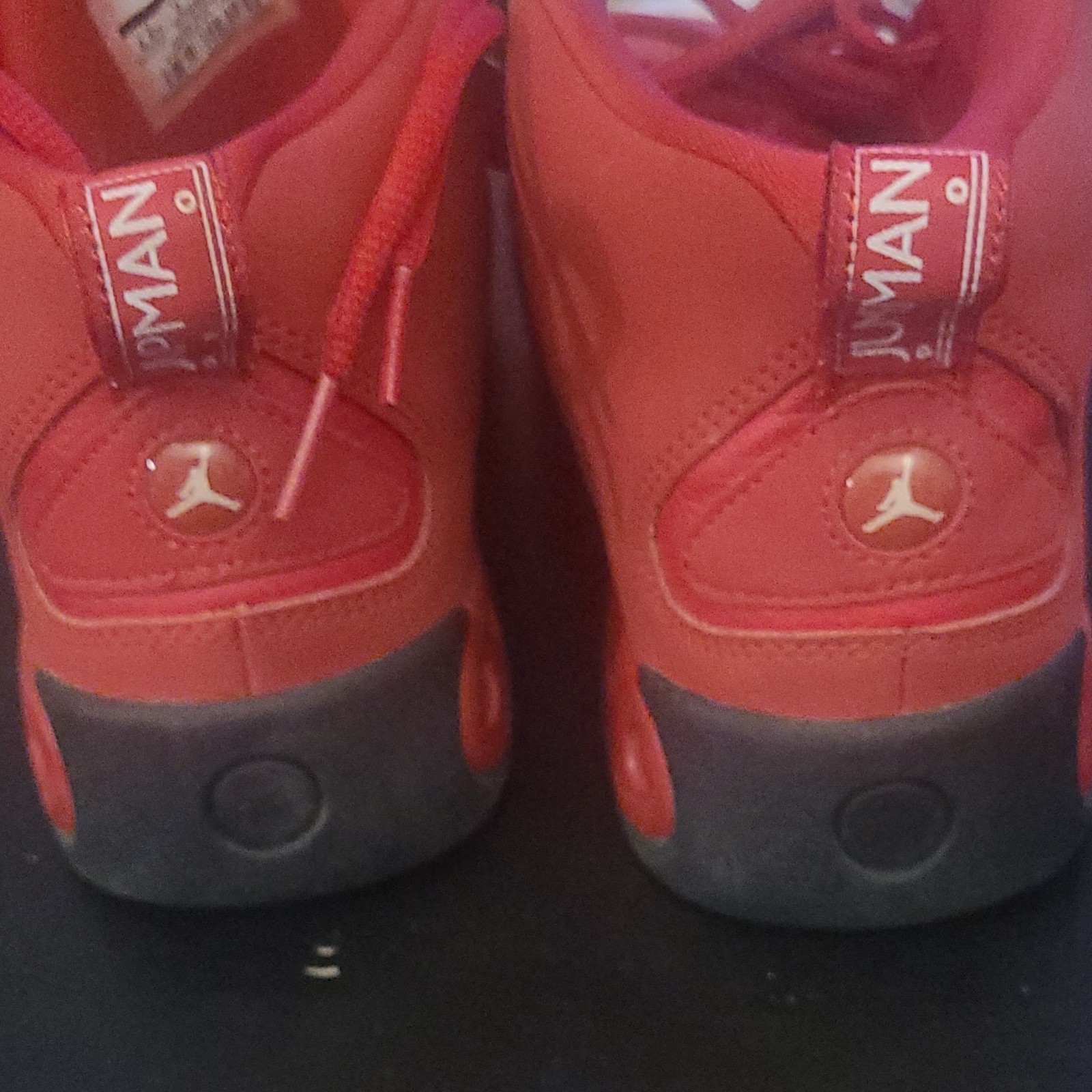 Jordan Jumpman Pro Unisex Kids Athletic Sneakers Red Black Mid Top 6.5Y