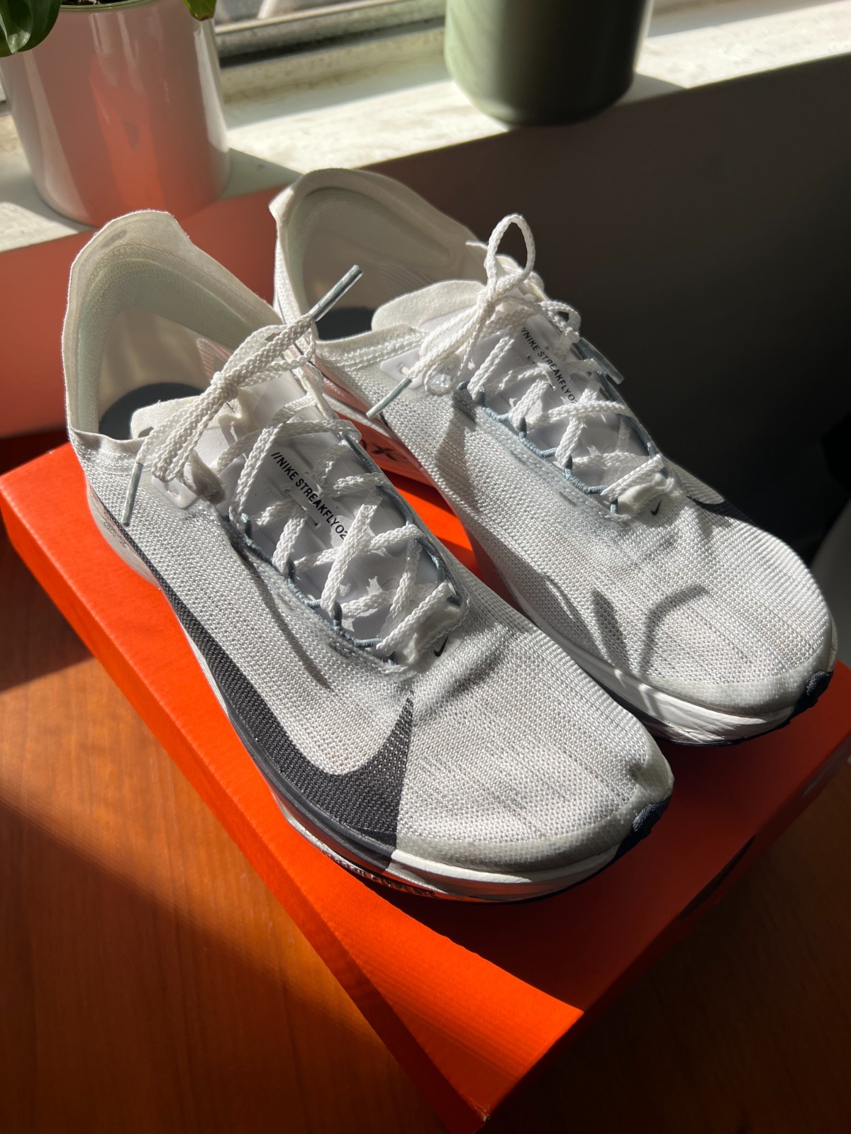 Nike ZoomX Streakfly 2 (White Obsidian Mist) – Size 8M / 9.5W