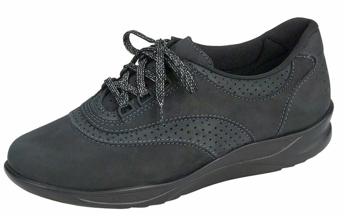 SAS Walk Easy Nero Black, Women’s Walking Shoes, Many Sizes & Widths
