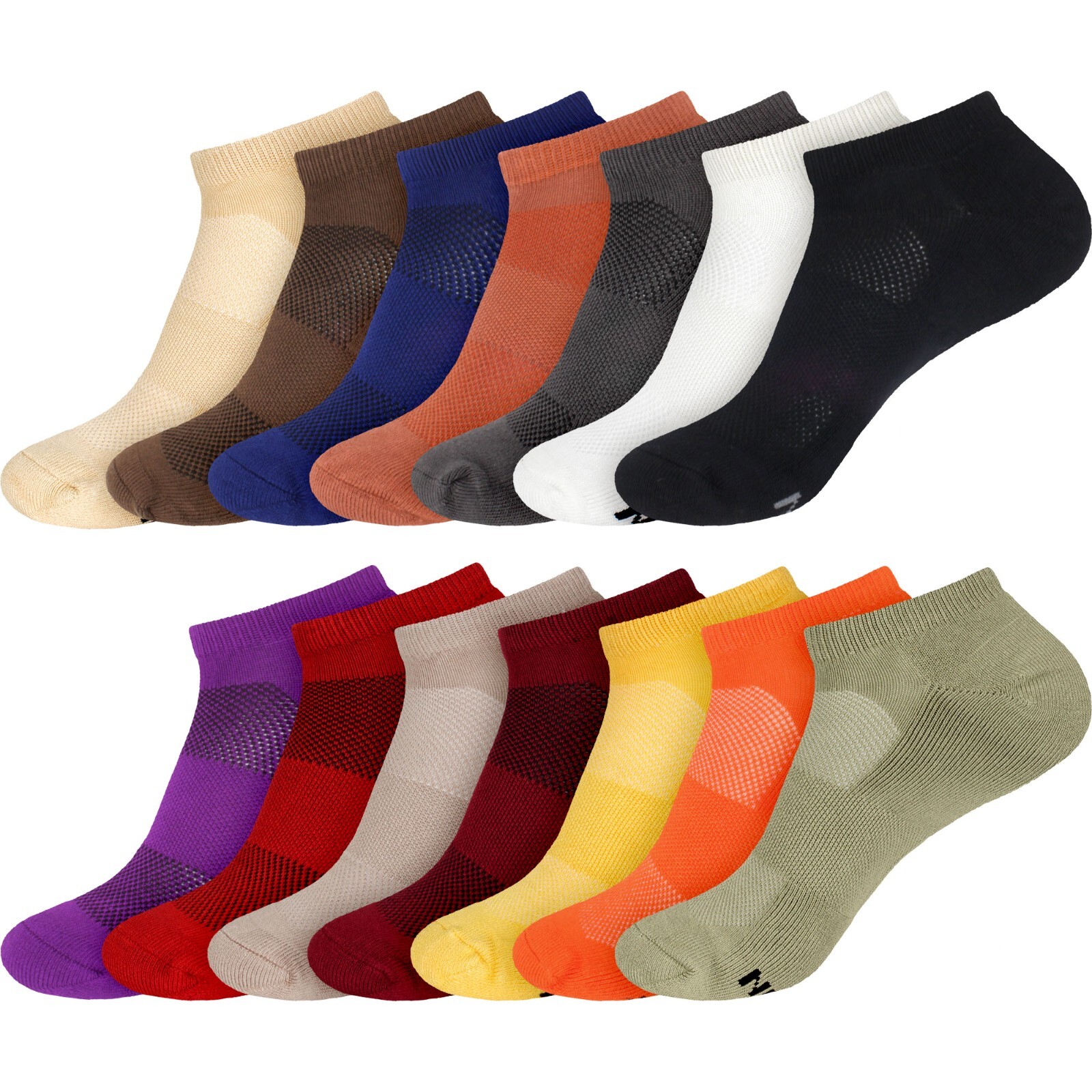 Women’s Rayon from Bamboo Fiber Wicking Athletic Ankle Socks – 2 Pairs