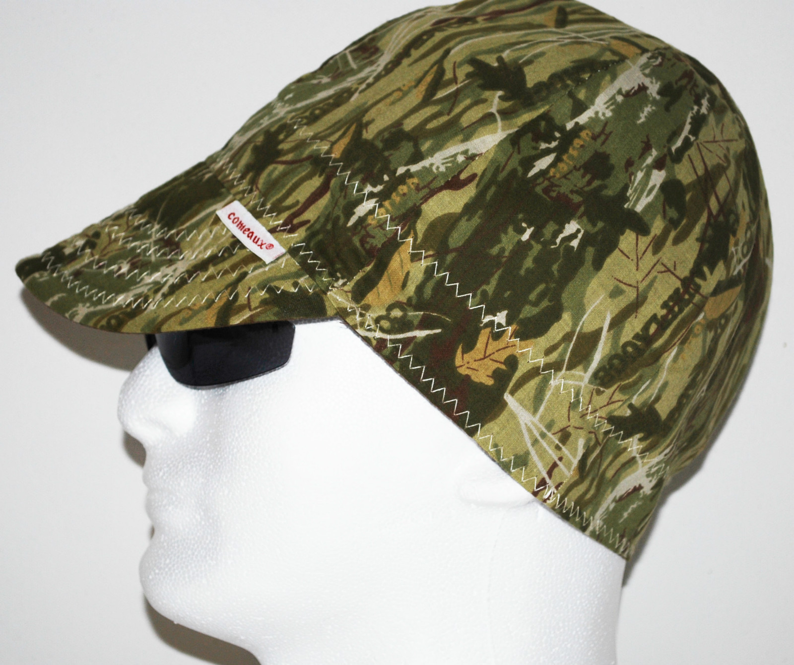 NWT Welding Cap Welders Hat Comeaux Caps CAMOUFLAGE Reversible 2000 Sized