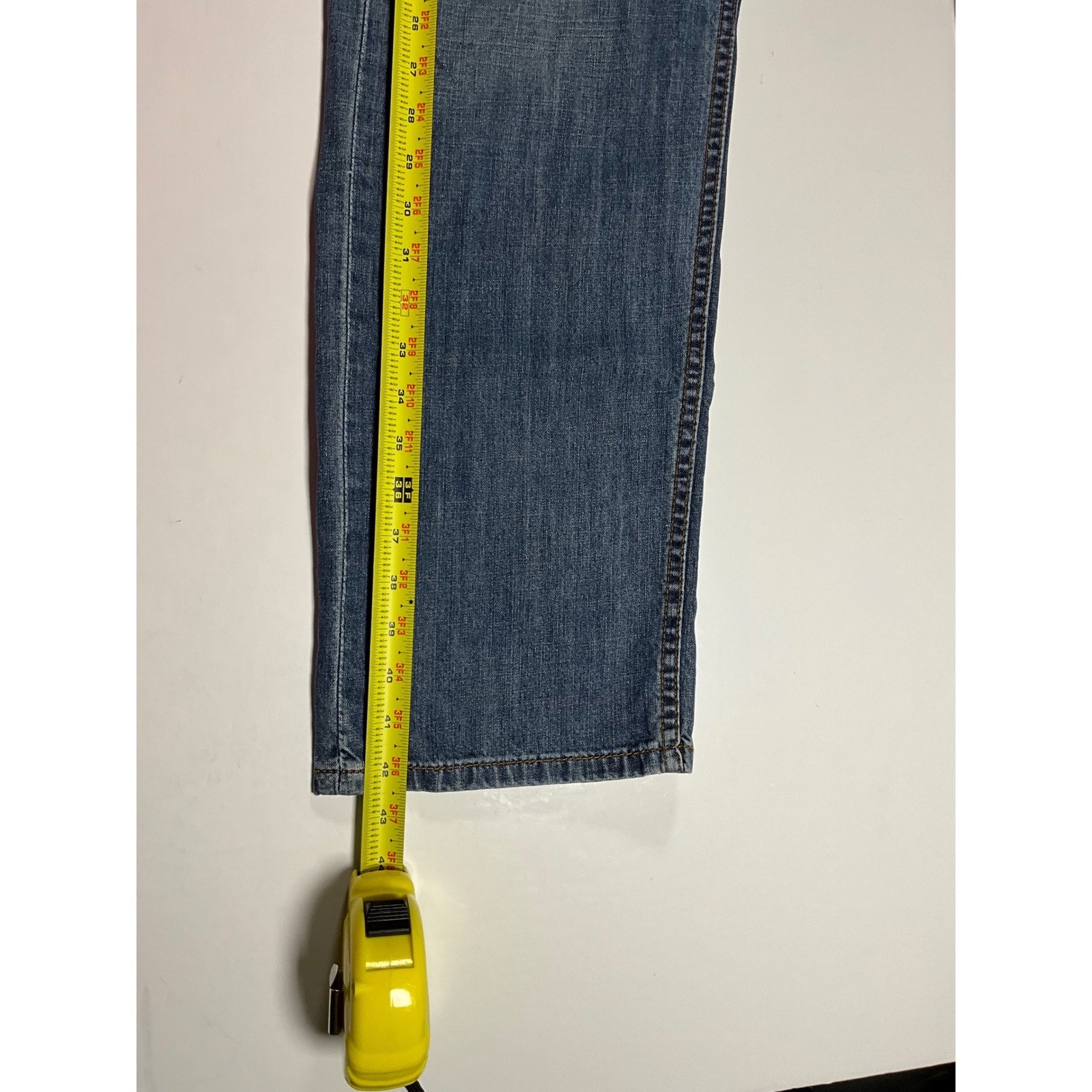Levis 505 Mens Regular Fit Straight Leg Jeans W36 L32 Classic