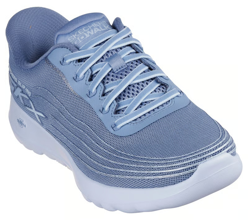 Skechers Shoes Women’s Slip Ins SlipOn Go Walk Sport Blue Comfort Casual 124697