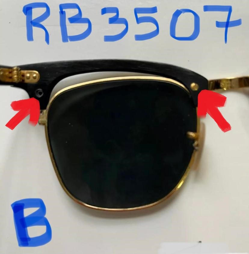 Ray Ban Replacement Lens Screws for Clubmaster RB3016 3507 Clubmaster Aluminum