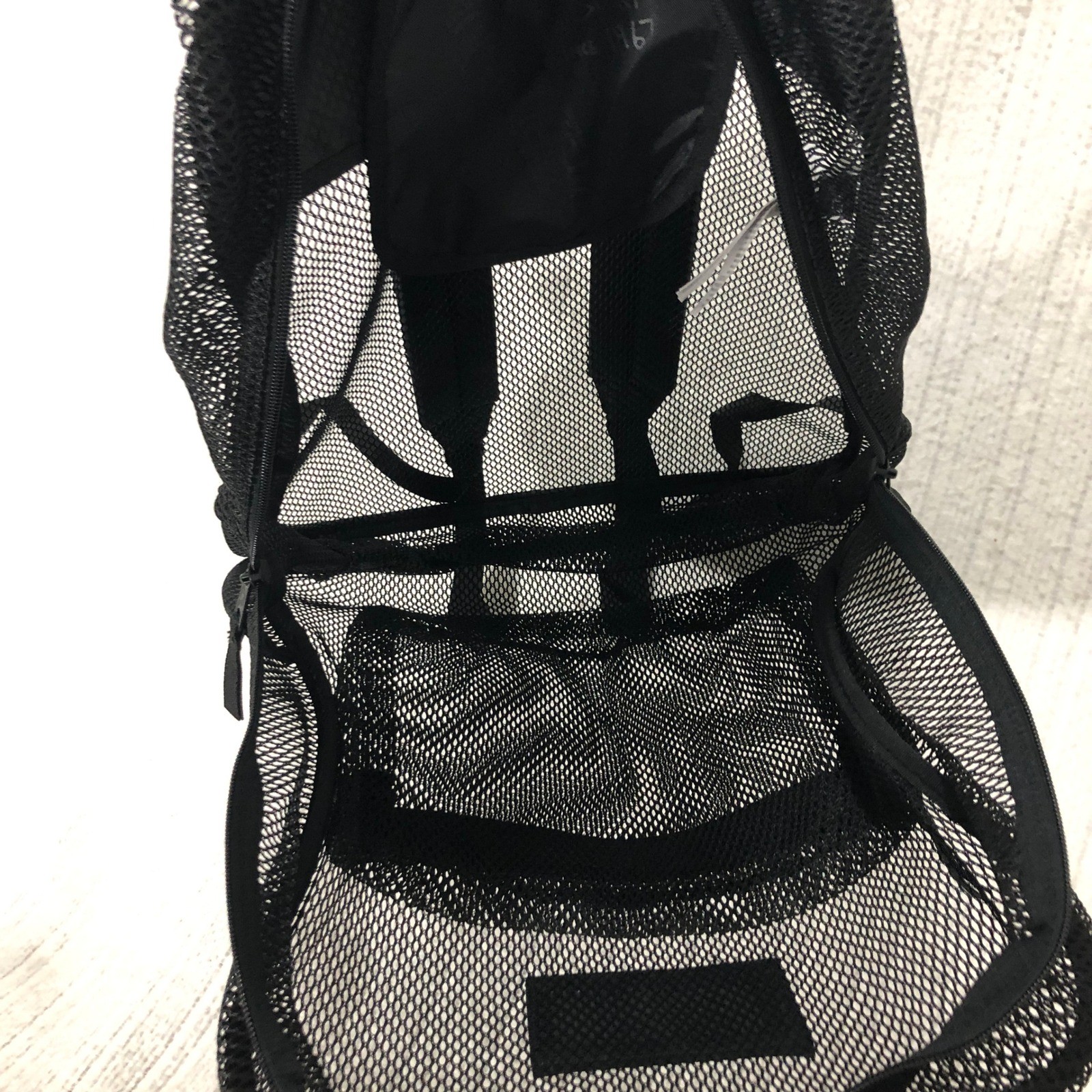 JanSport Mesh Pack Backpack Black See Through School Bag JS0A2SDG 43×34.5x17cm