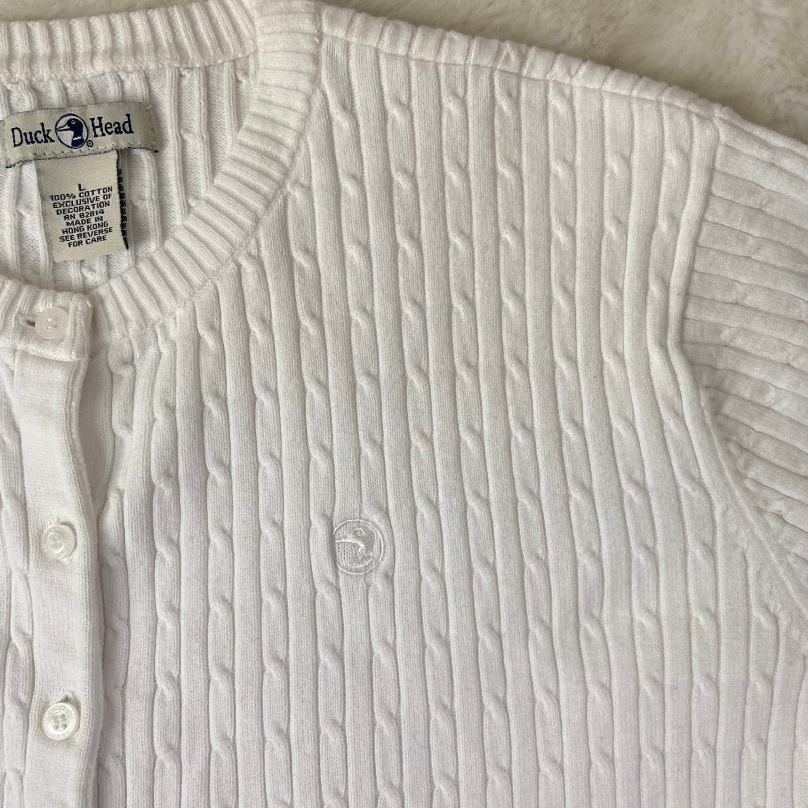 Vintage Duck Head Cotton Cardigan