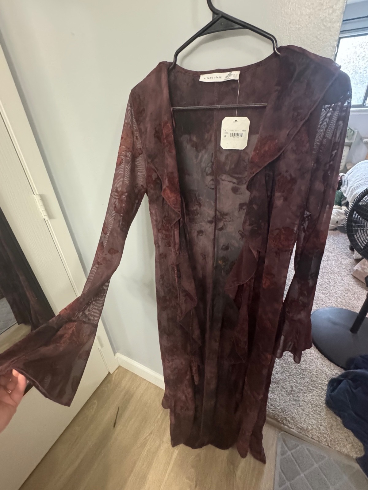 altar’d state long sleeve duster