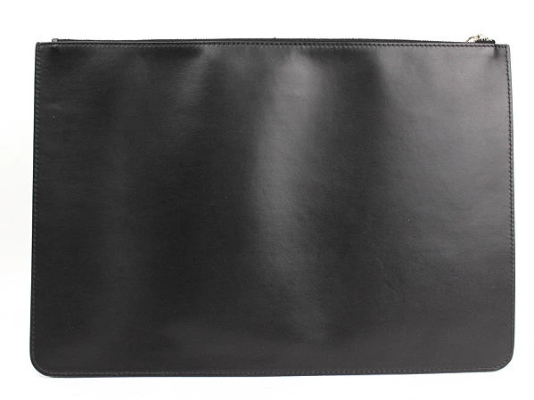 Givenchy Signature Star BC06346544 Pouch Clutch Bag Calf Leather Black