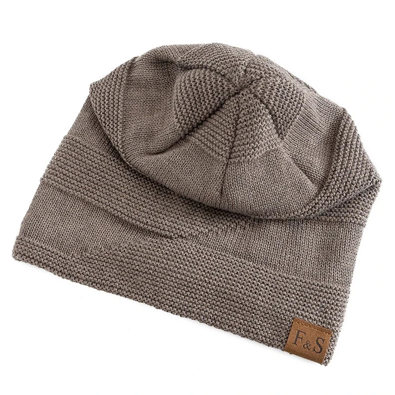 Beanie Hat Cap Plain Knit Ski Skull Cuff Winter Men Women CF Unisex Warm Slouchy