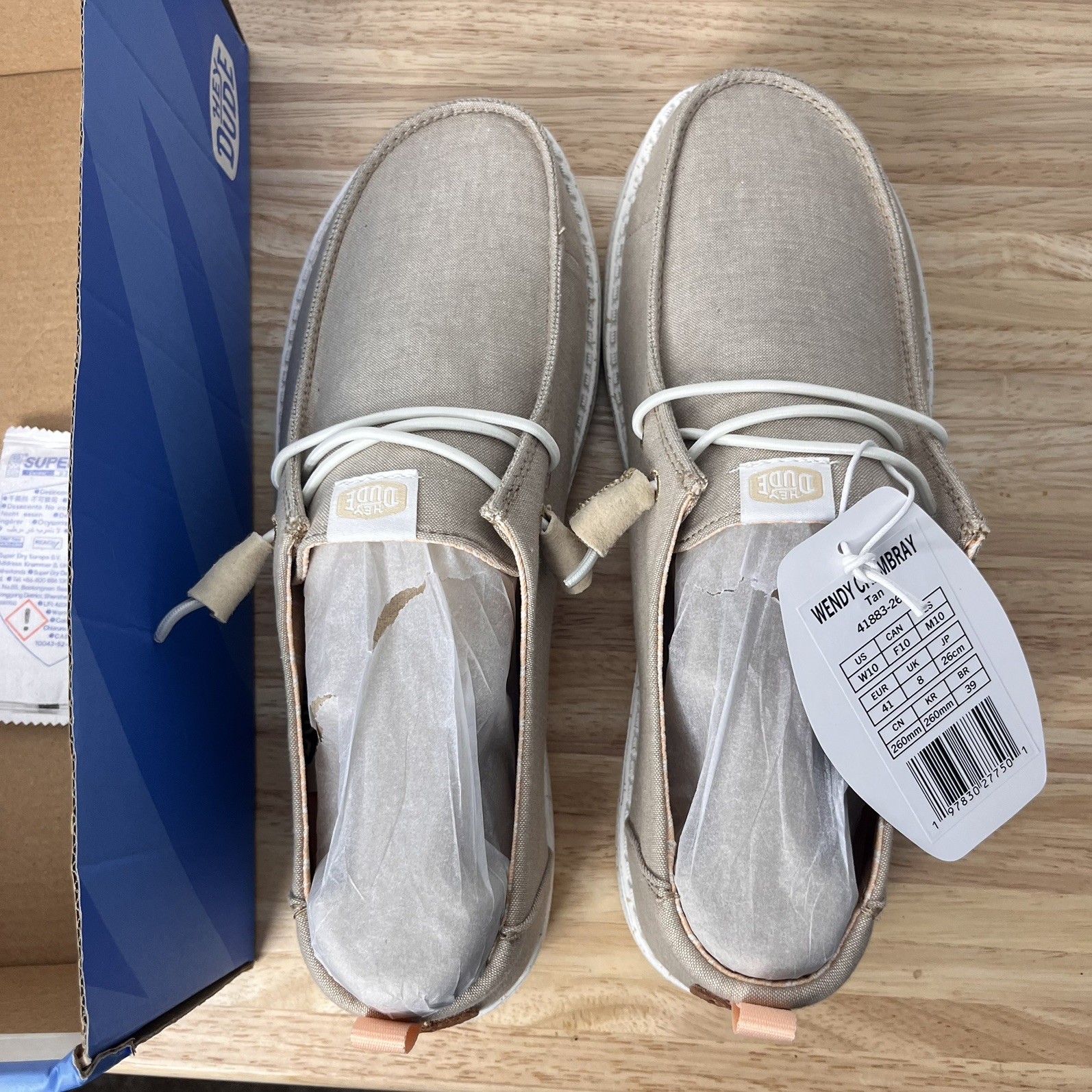 Hey Dude Wendy Dusty Inca Sneaker Slip On Women’s Sizes US W10 New in Box