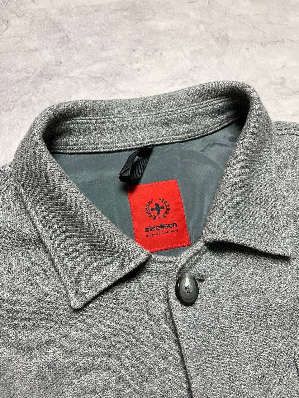 Strellson Overshirt Jacket Men’s Gray Italian Fabric Size Xl