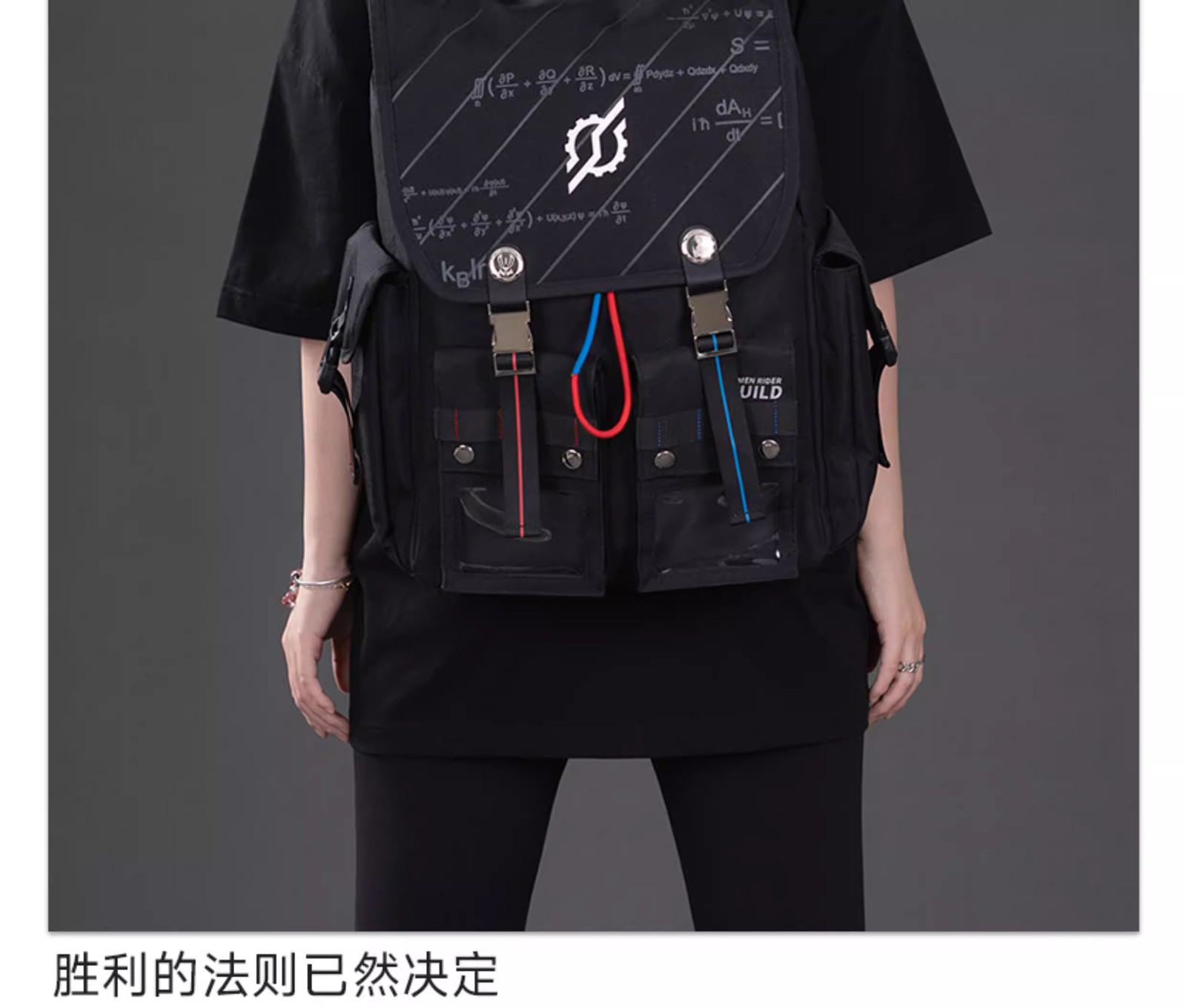 Anime Kamen Rider Build Backpack Lace Schoolbag Button Travel Bag Schoolbag New
