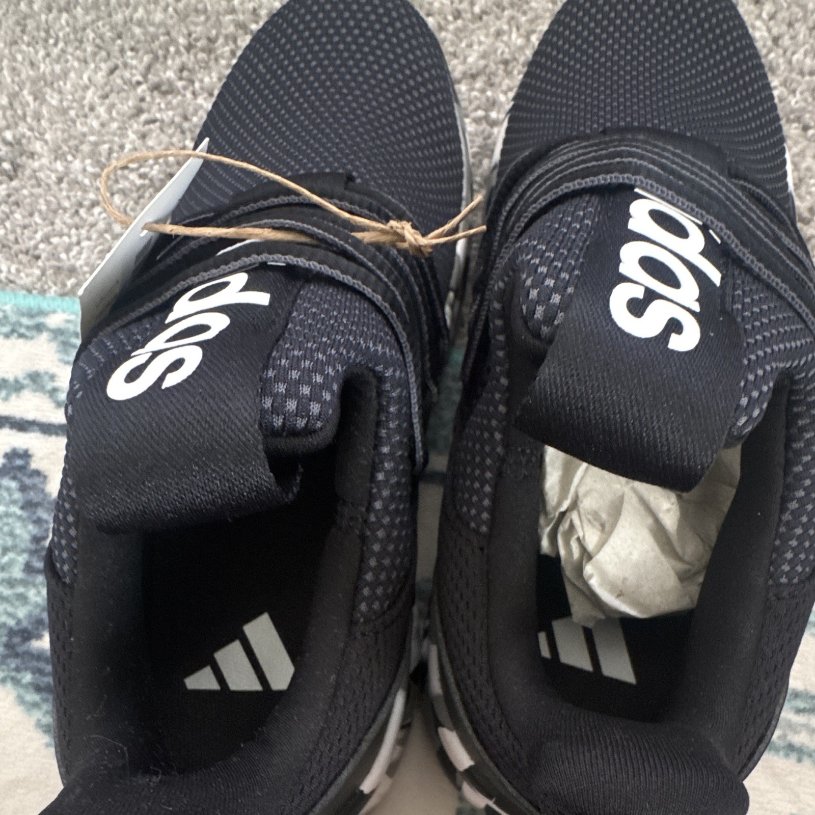 adidas Lite Racer Adapt 7.0 Kids Slip-On Sneaker Black Camo US 3 IE6383